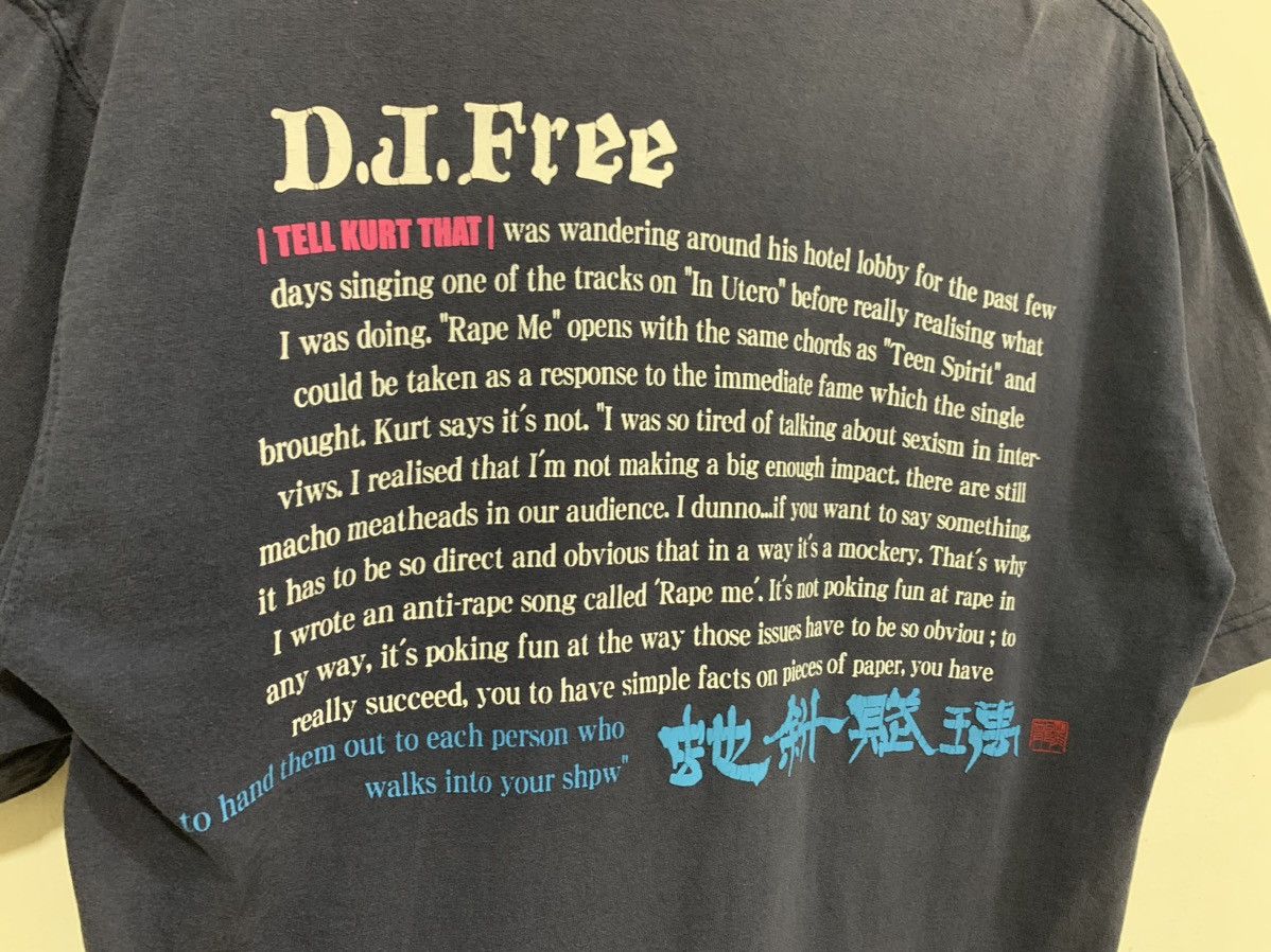 Japanese Brand × KMRii Y2k Dj FREE Kurt Cobain Quote Album Teen Spriit Size US M / EU 48-50 / 2 - 4 Thumbnail