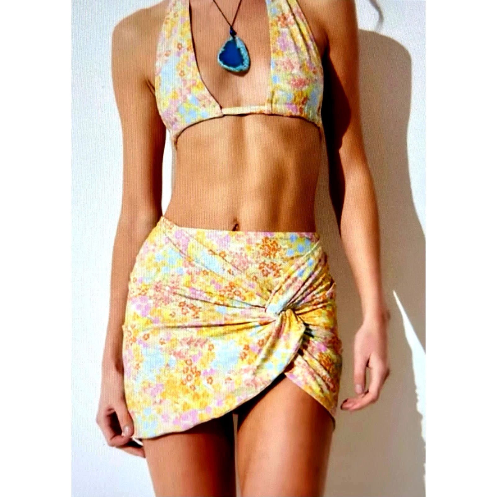 Other Stone Fox Swim Selma Sarong - Flower Fields - size L Size L / US 10 / IT 46 - 1 Thumbnail
