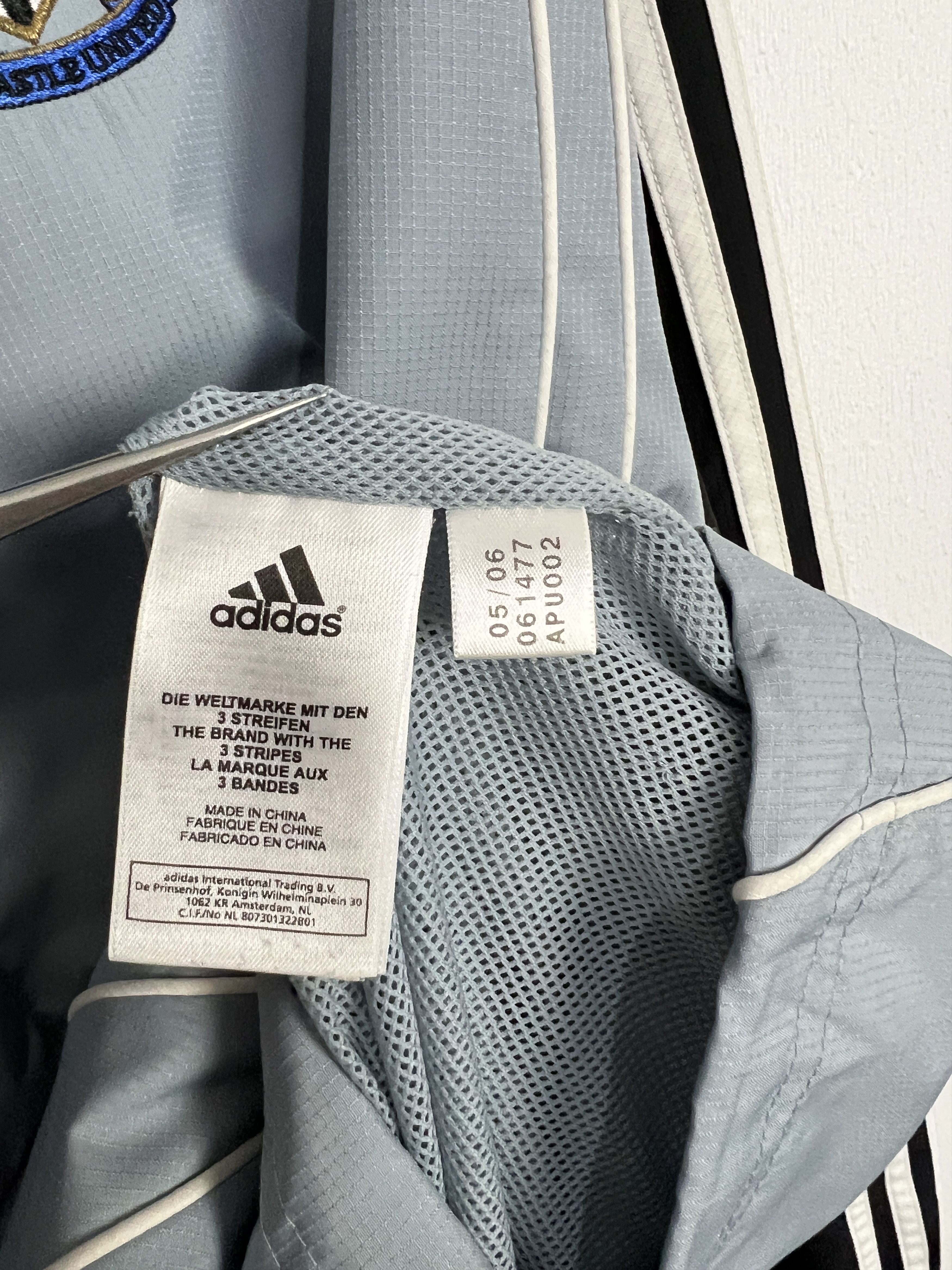 Adidas Newcastle United Football Rain Hooded Jacket Track Top Size US M / EU 48-50 / 2 - 7 Thumbnail