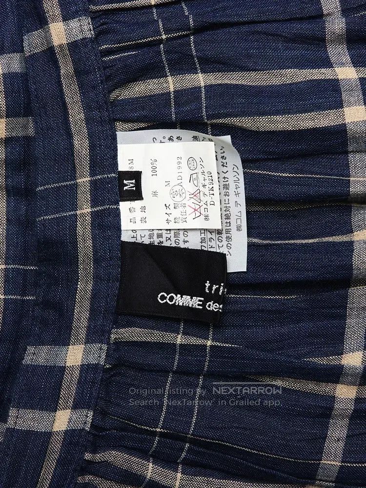 Comme des Garcons Comme Des Garcons Linen Plaid Suit Size M / US 6-8 / IT 42-44 - 8 Thumbnail