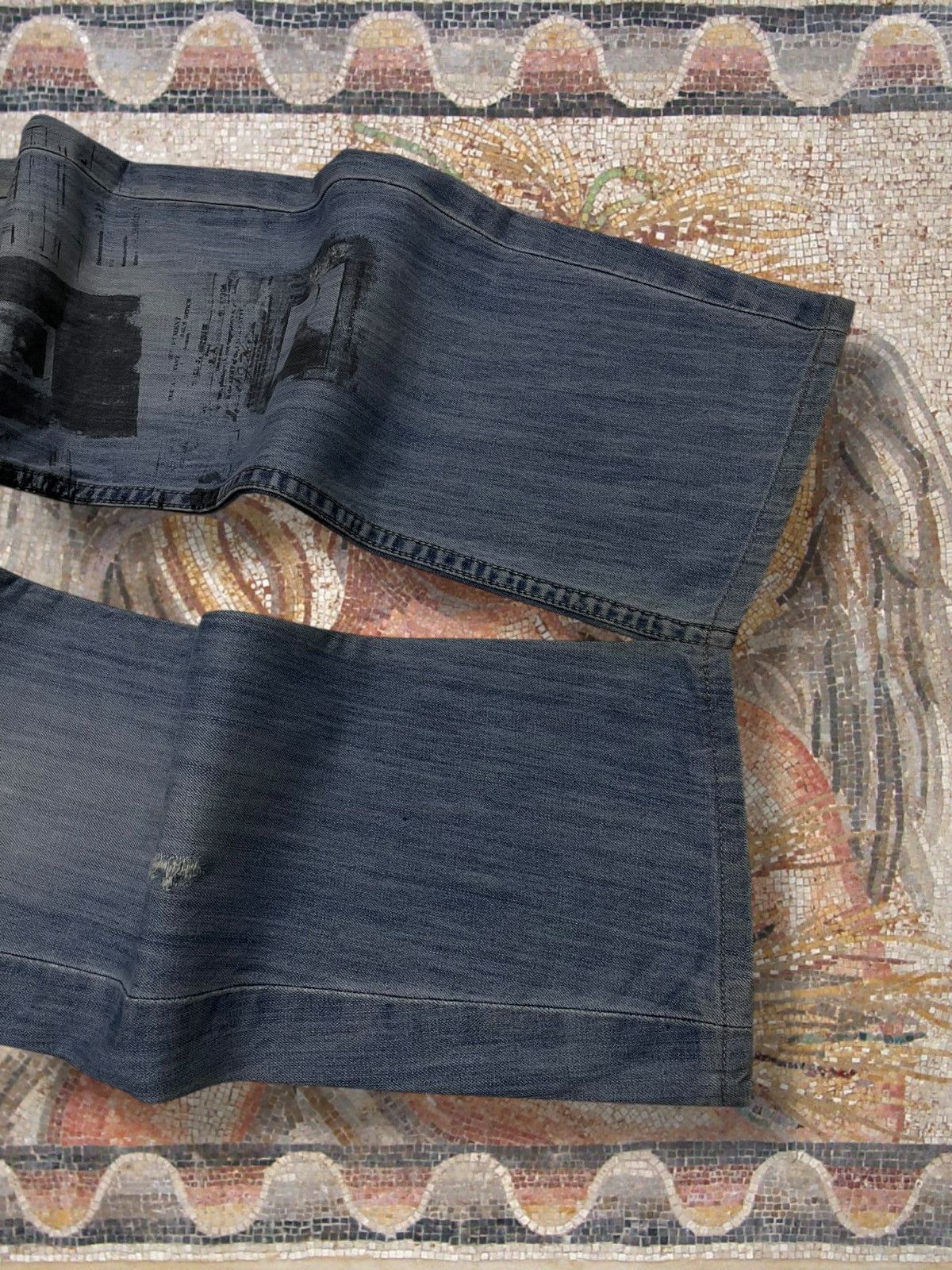 Japanese Brand Vintage 1990s OG Designer Japan Tough Serial Killer Denim Size US 34 / EU 50 - 5 Thumbnail