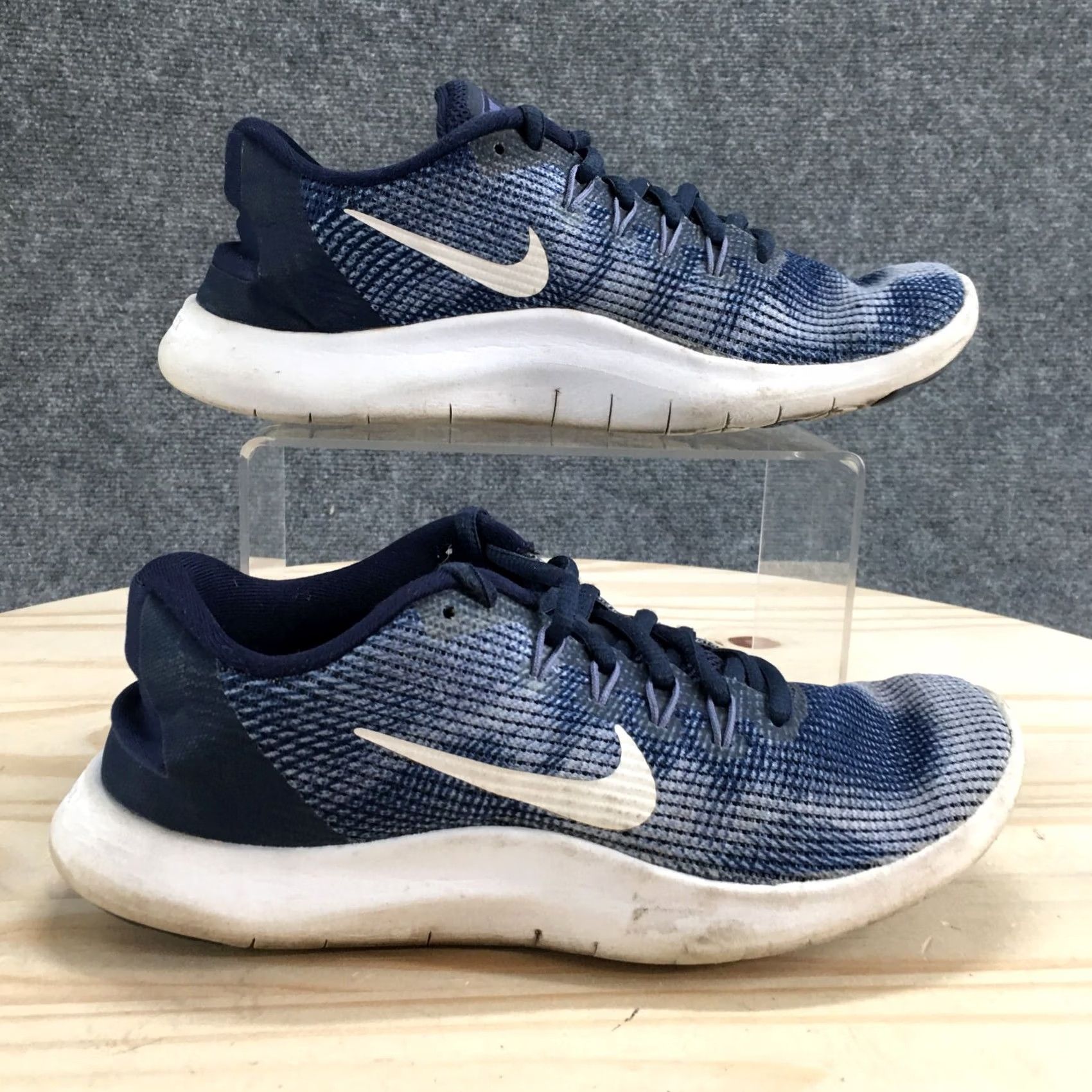 Nike Nike Shoes Womens 7 Flex RN 18 Running Sneakers Blue Lace Up Low Top AA7408-400 Size M / US 6-8 / IT 42-44 - 2 Thumbnail