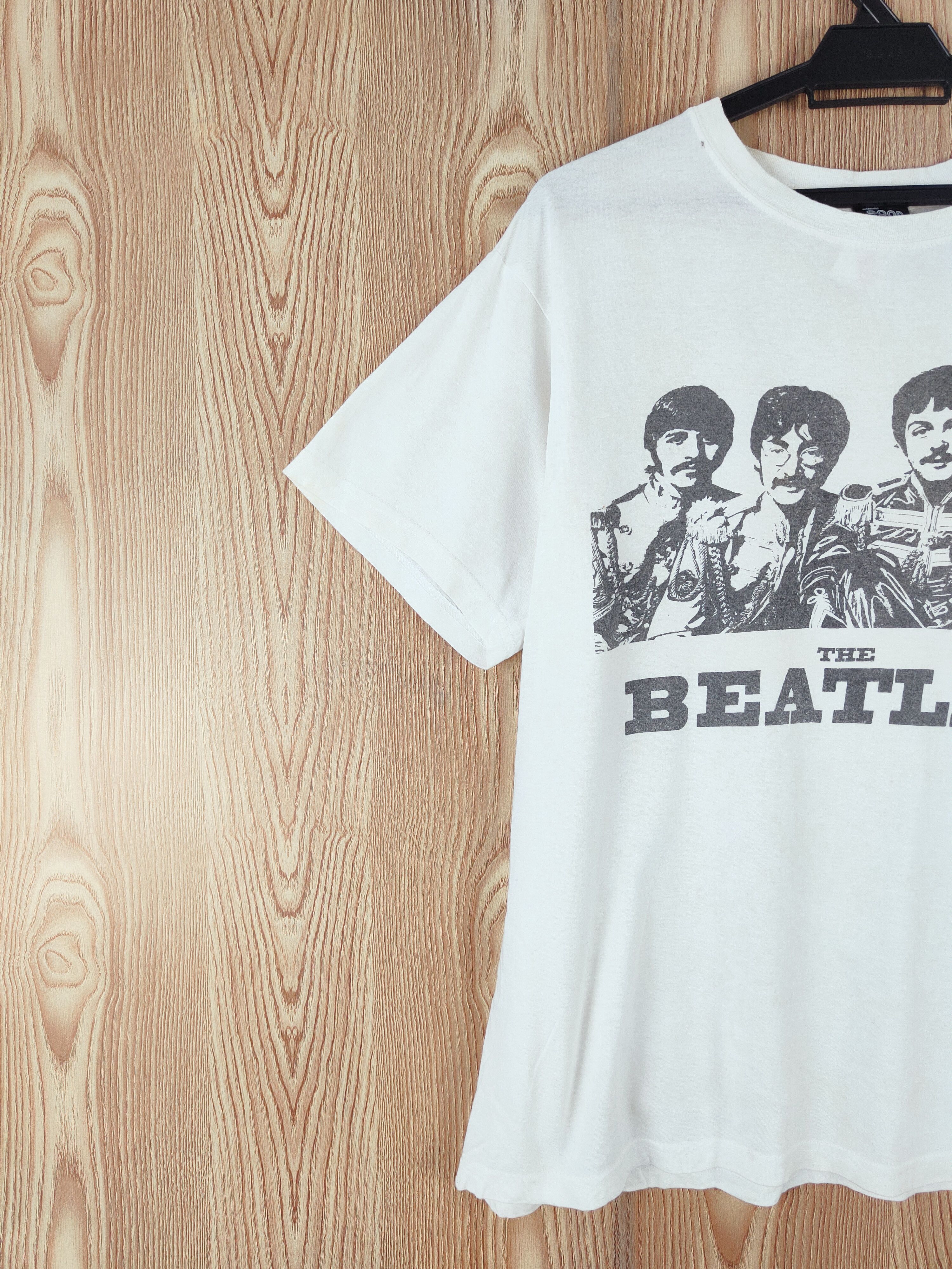 Apple × Band Tees Good Speed White The Beatles Short Sleeve T-shirts #W413 Size L / US 10 / IT 46 - 4 Thumbnail