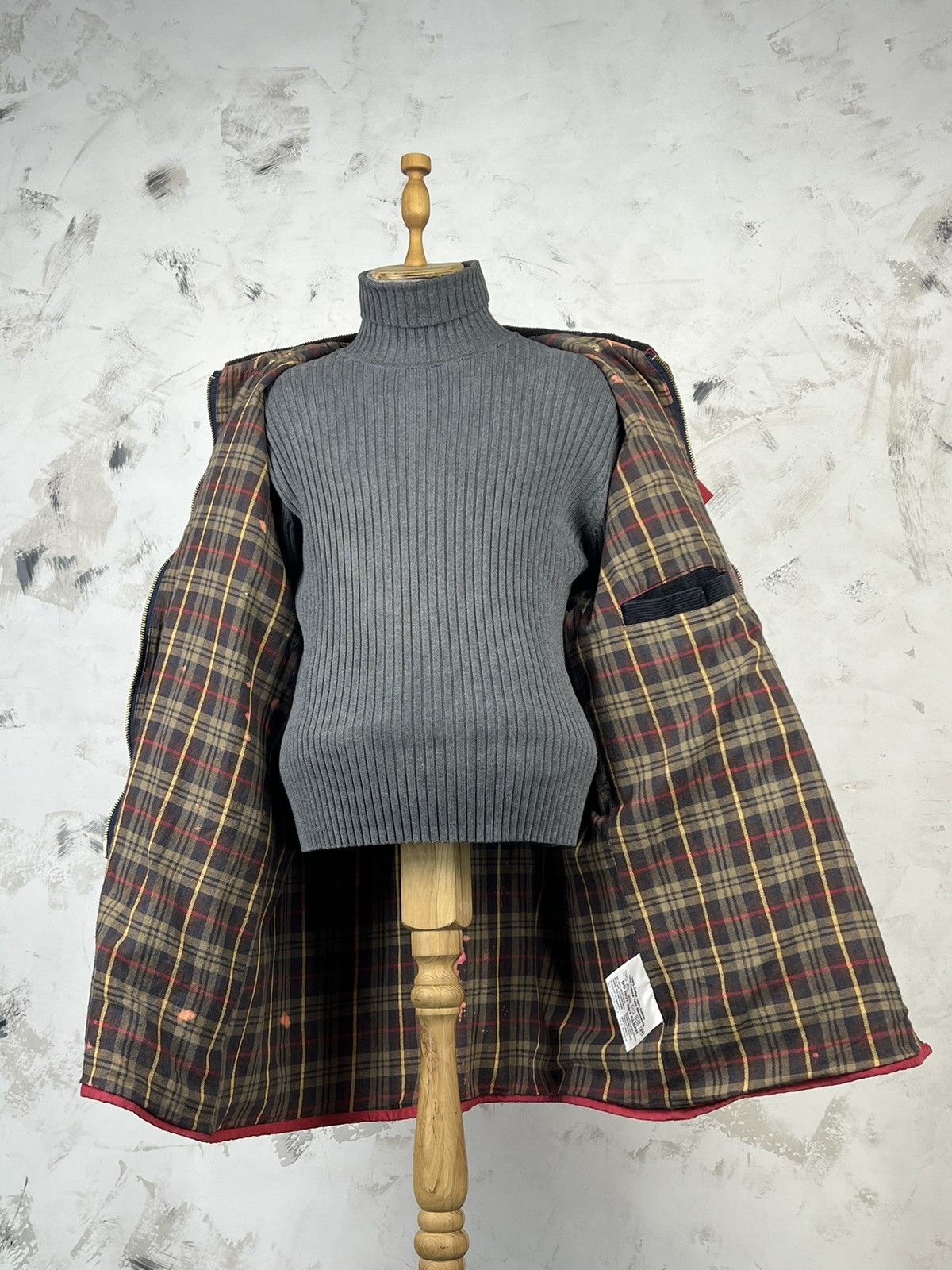 Vintage Vintage The House of Bruar Waxed Oilskin Coat Jacket L - XL Size US L / EU 52-54 / 3 - 7 Thumbnail