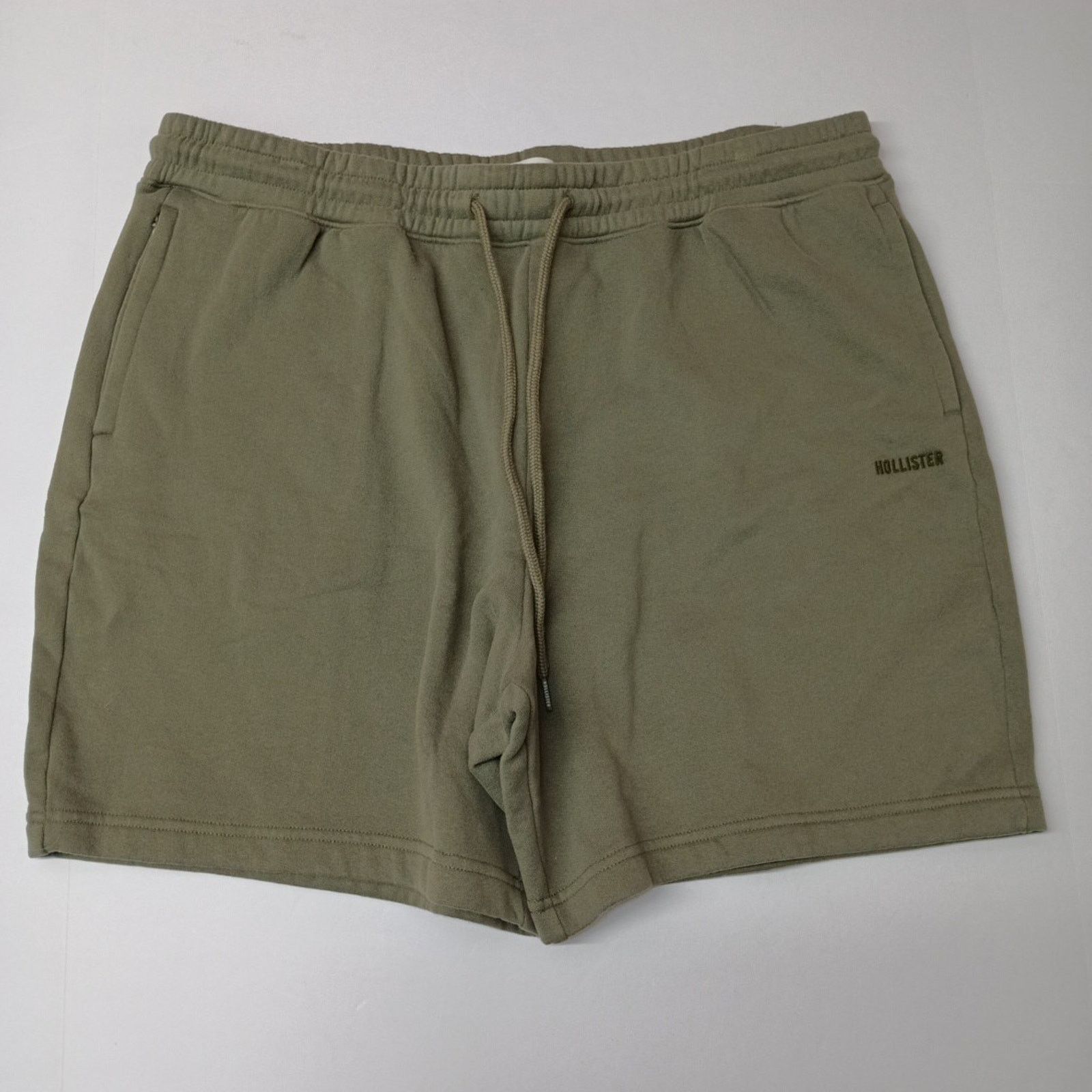 Hollister Hollister Shorts Men's 2XL Green Fleece Sweat Zipper Pocket Size US 40 / EU 56 - 1 Thumbnail