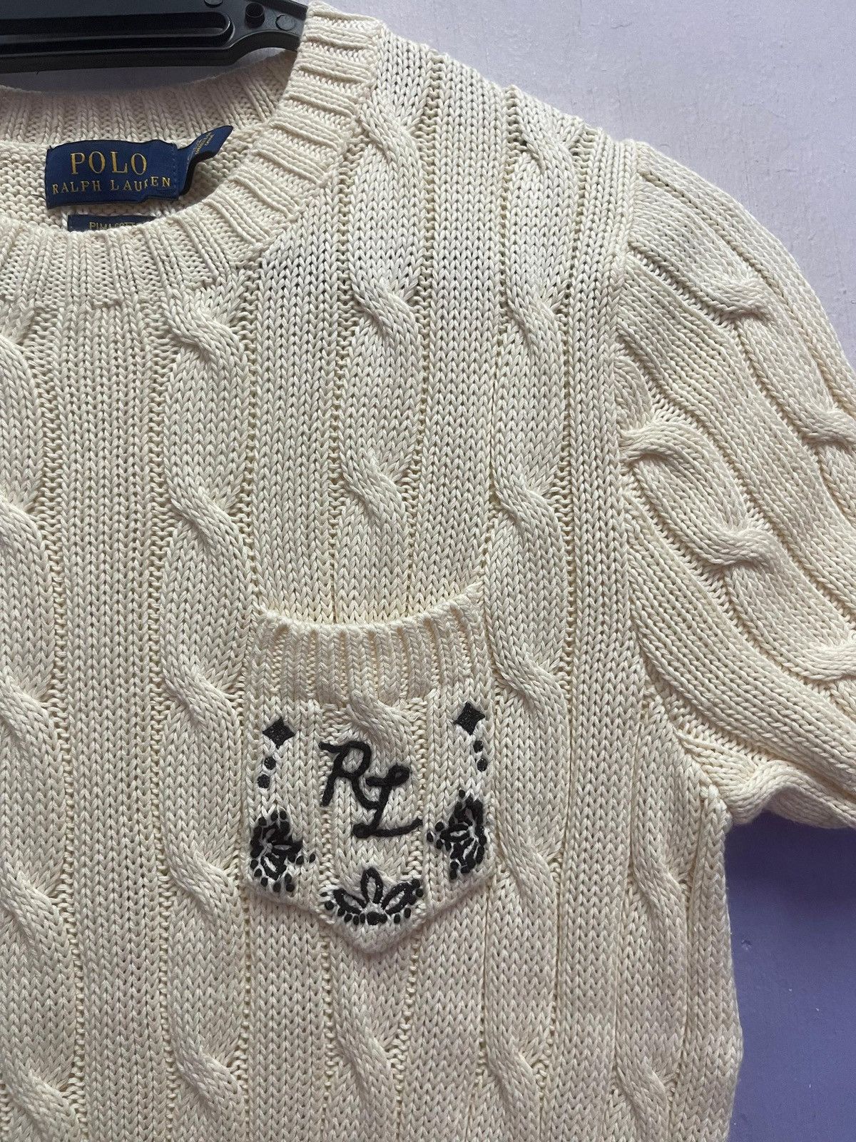 Polo Ralph Lauren Polo Ralph Lauren RL Cable Knitwear Size US S / EU 44-46 / 1 - 2 Thumbnail