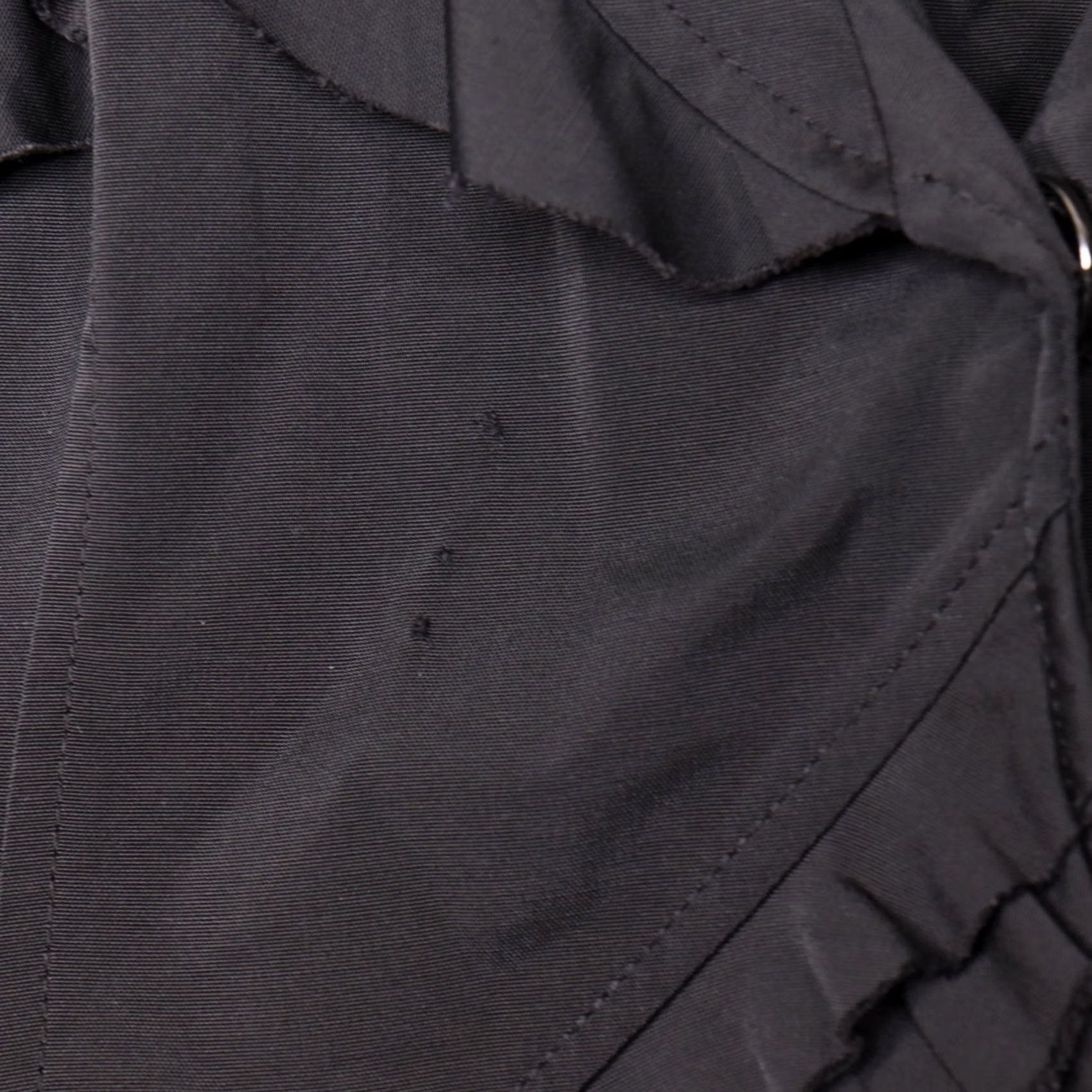 Bebe bebe Ruffle Trim Jacket Black Fitted Career Party XS Size XS / US 0-2 / IT 36-38 - 4 Thumbnail