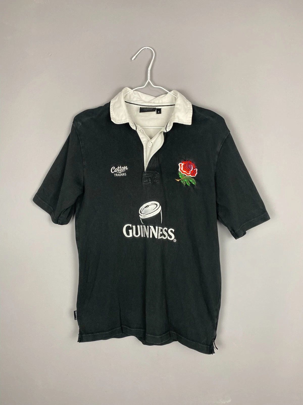 Other Cotton Traders Guinness Rugby Polo Shirt England Size US S / EU 44-46 / 1 - 1 Thumbnail