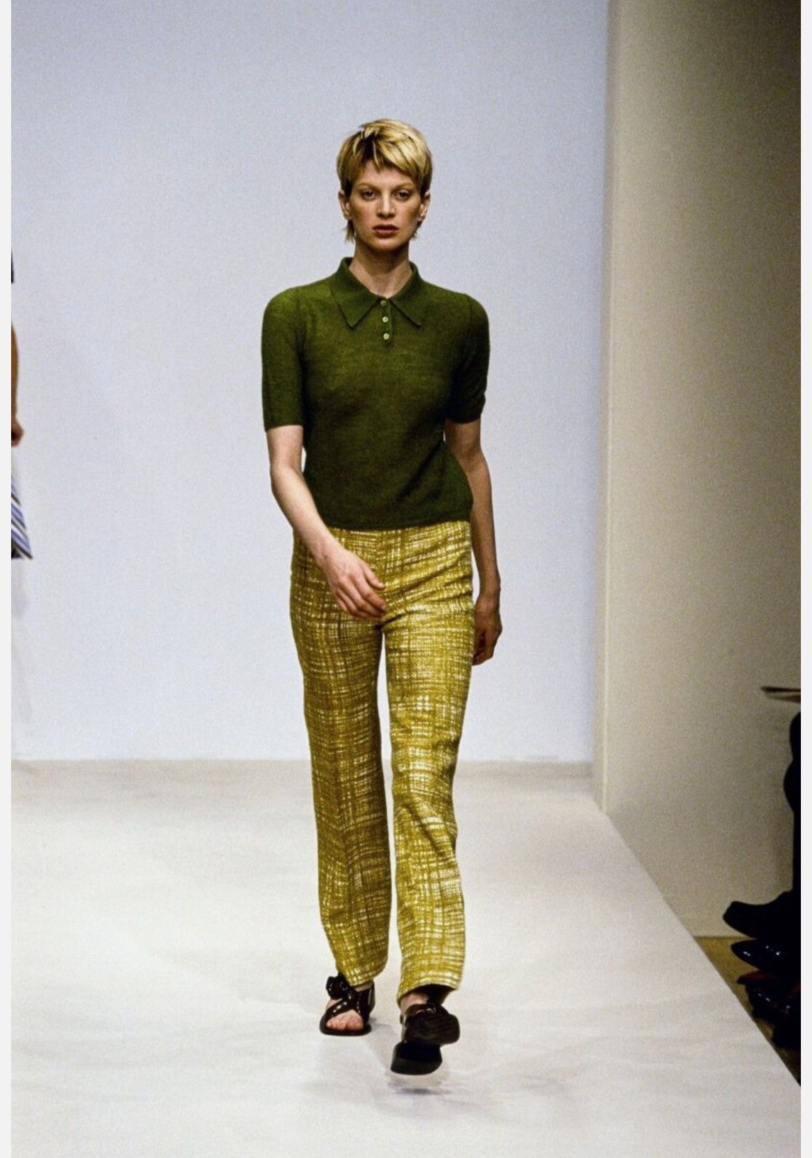 Prada Prada Vintage Archive Spring 1996 Brown Pants Size 30" / US 8 / IT 44 - 1 Thumbnail