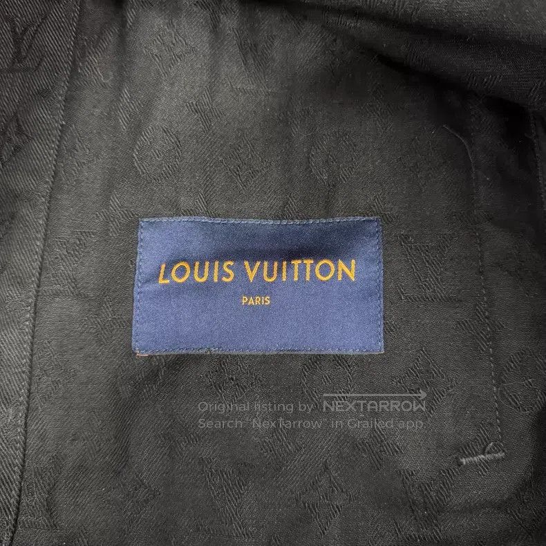 Louis Vuitton Louis Vuitton Dark print denim jacket Size US S / EU 44-46 / 1 - 5 Thumbnail