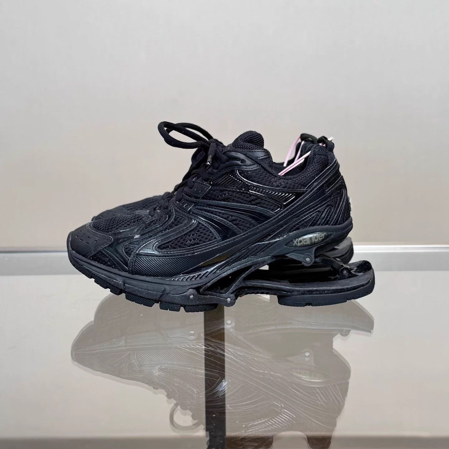 Balenciaga Balenciaga X-Pander Black Distressed Sneakers EUR 37 Size US 6 / IT 36 - 5 Thumbnail