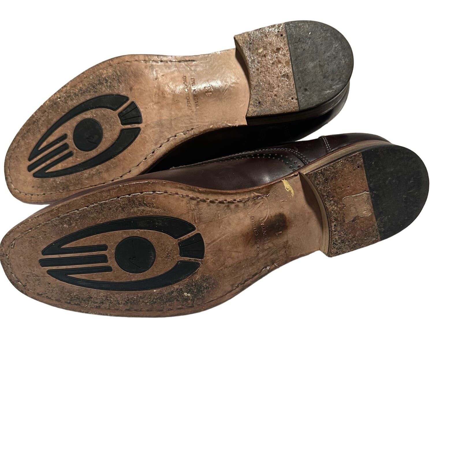 Bacco Bucci BACCO BUCCI Men's Dress Shoes Sz13 Vero Cuoio Brown Leather Size US 13 / EU 46 - 6 Thumbnail