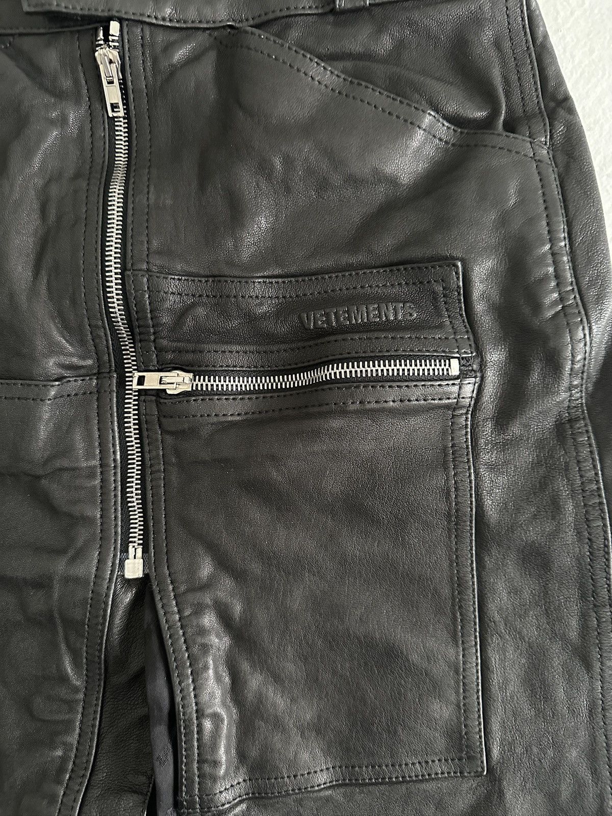 Vetements RARE Vetements 2018 Leather Cargo Skirt/Belt Bag Size 26" / US 2 / IT 38 - 2 Thumbnail