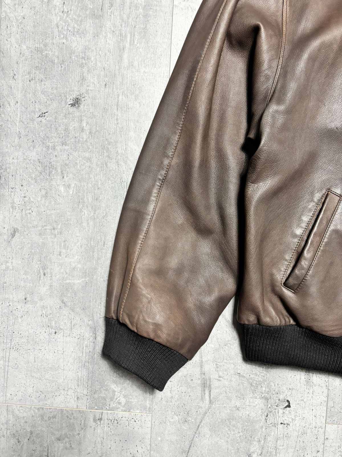 Yohji Yamamoto Balenciaga Yohji Yamamoto Saint Lauren Styled Leather Jacket Size US L / EU 52-54 / 3 - 4 Thumbnail