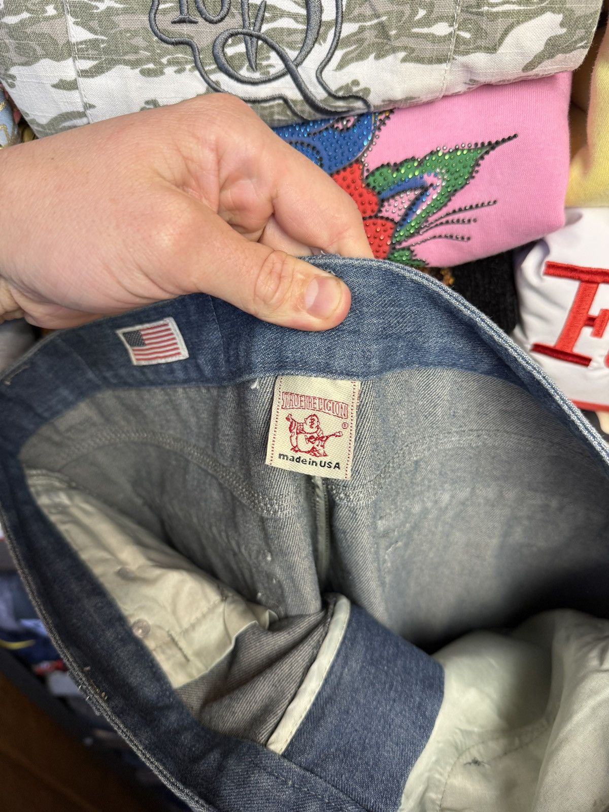 True Religion Rare Y2K True Religion baggy Washed jeans JNCO Style Size US 36 / EU 52 - 8 Thumbnail