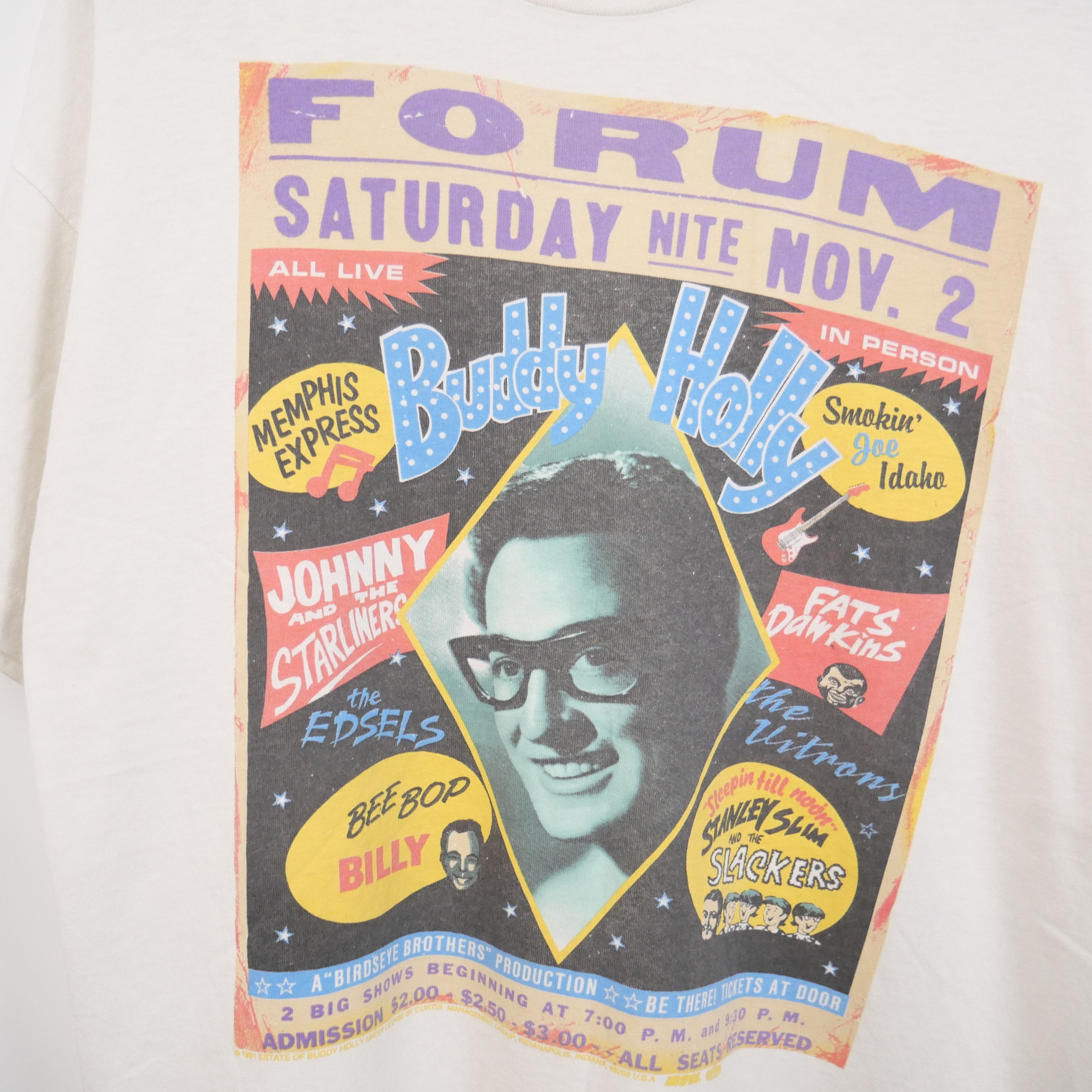 Other Vintage Buddy Holly 90s Shirt Size US XL / EU 56 / 4 - 4 Thumbnail