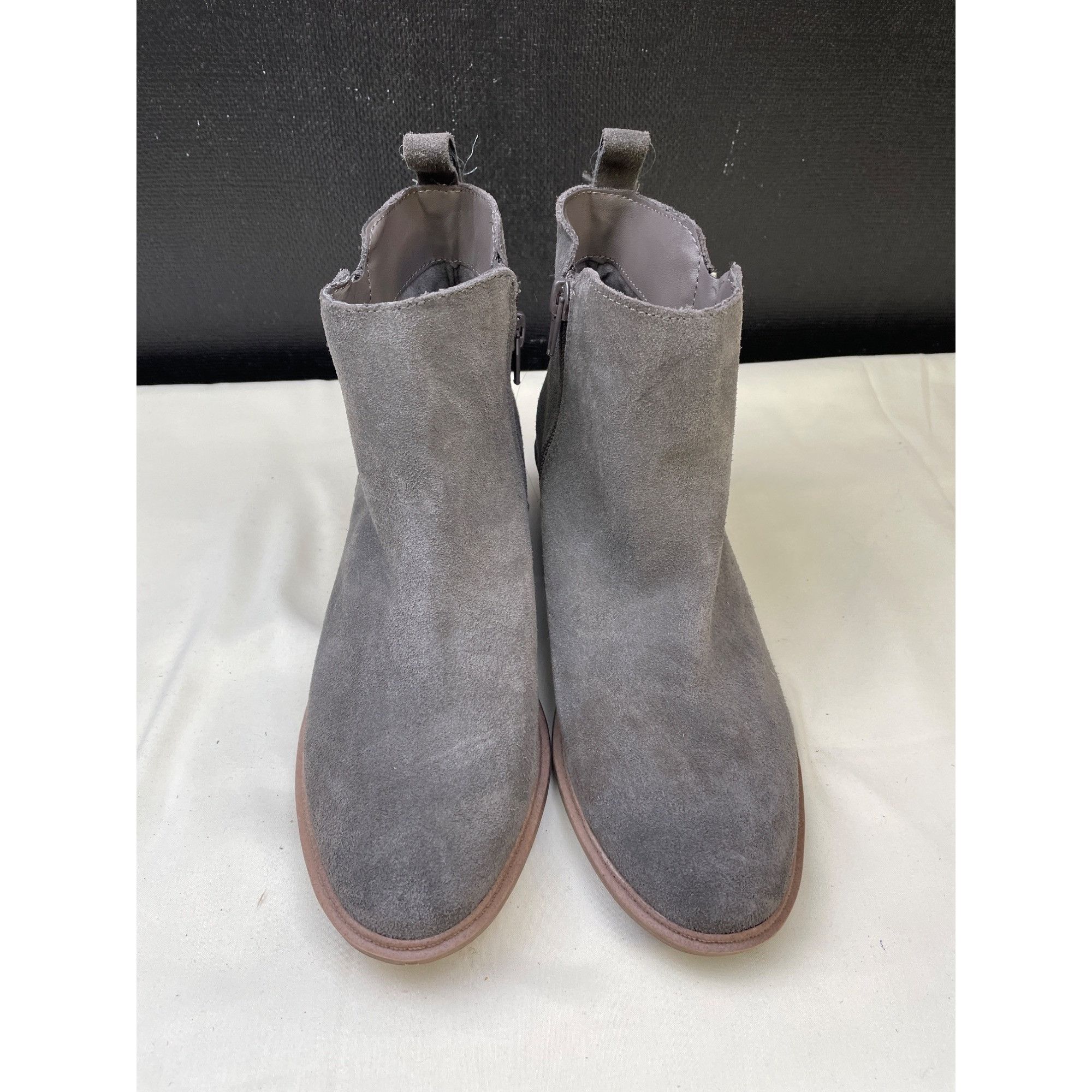 Other Kensie Women's Suede Gray Ankle boots / Shoes Size 6.5 SKU 5 Size US 6.5 / IT 36.5 - 3 Thumbnail