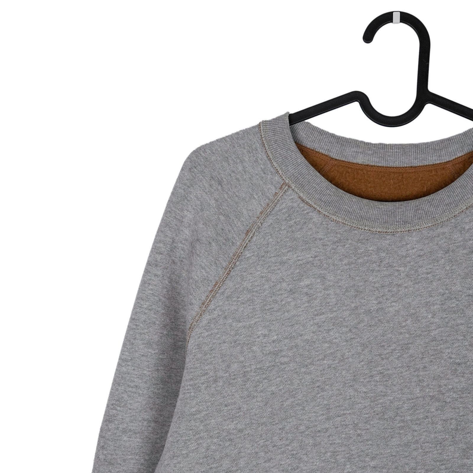 Acne Studios Acne Studios AW14 College Reverse Gray Wool Blend Sweatshirt Size US XS / EU 42 / 0 - 6 Thumbnail
