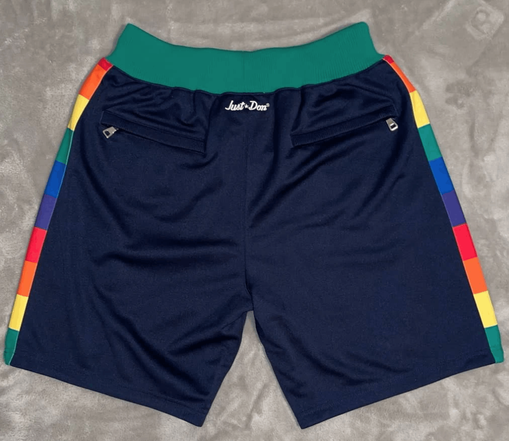 Just Don Denver Nuggets Just Don x Mitchell & Ness NBA Shorts Size US 32 / EU 48 - 3 Thumbnail