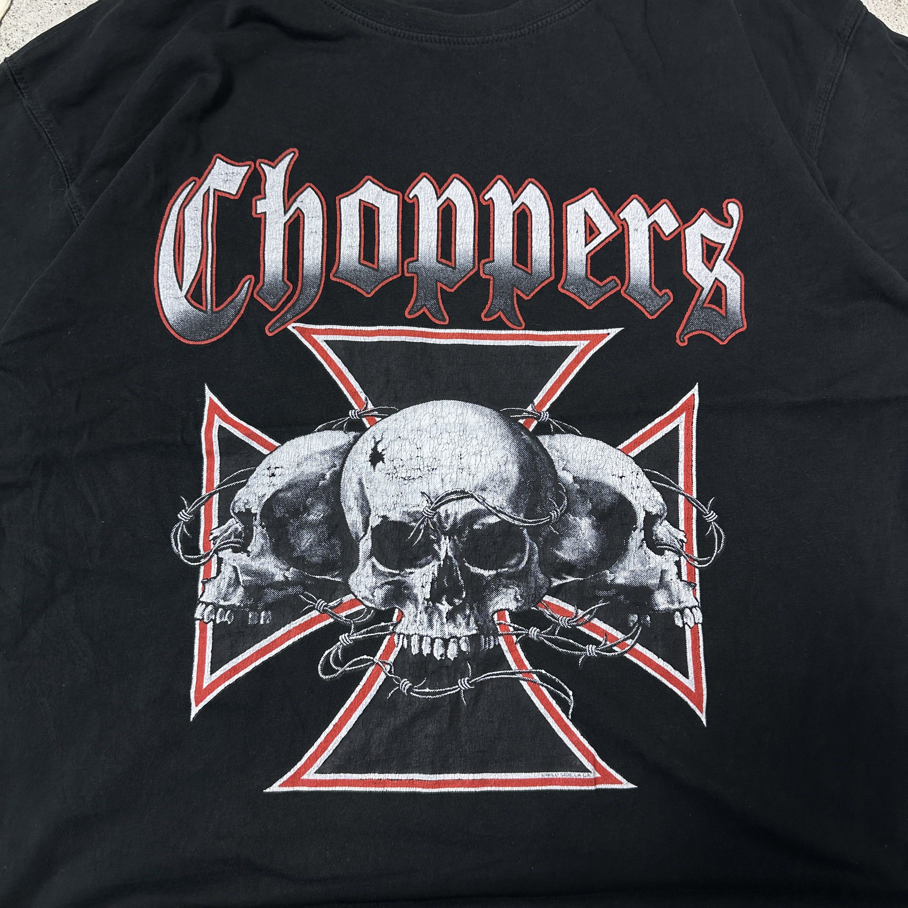 Vintage Vintage Streetwear West Side Choppers T-shirt Y2K Size US M / EU 48-50 / 2 - 2 Thumbnail