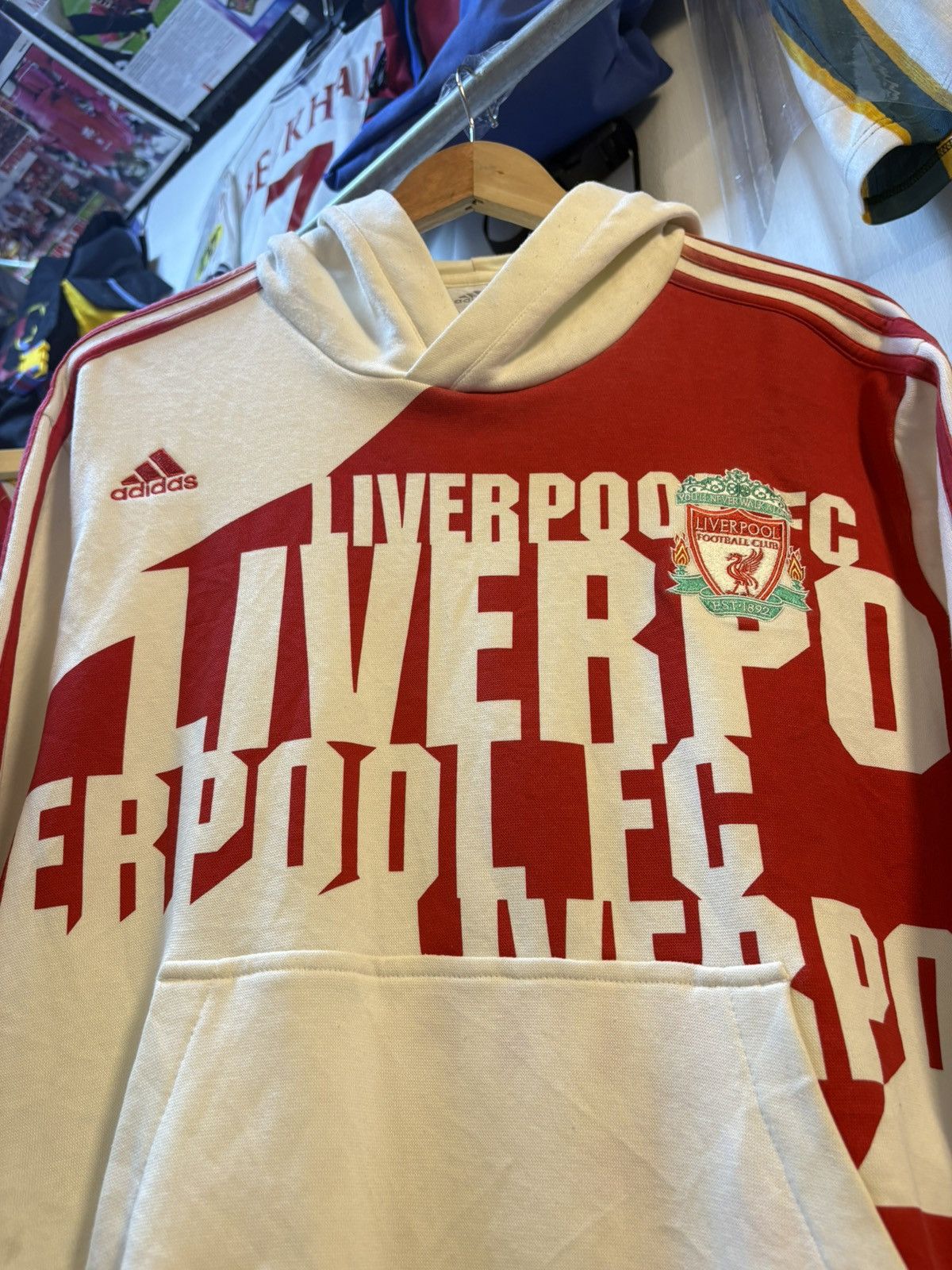 Adidas Vintage Y2K Liverpool FC Hoodie Size US M / EU 48-50 / 2 - 2 Thumbnail