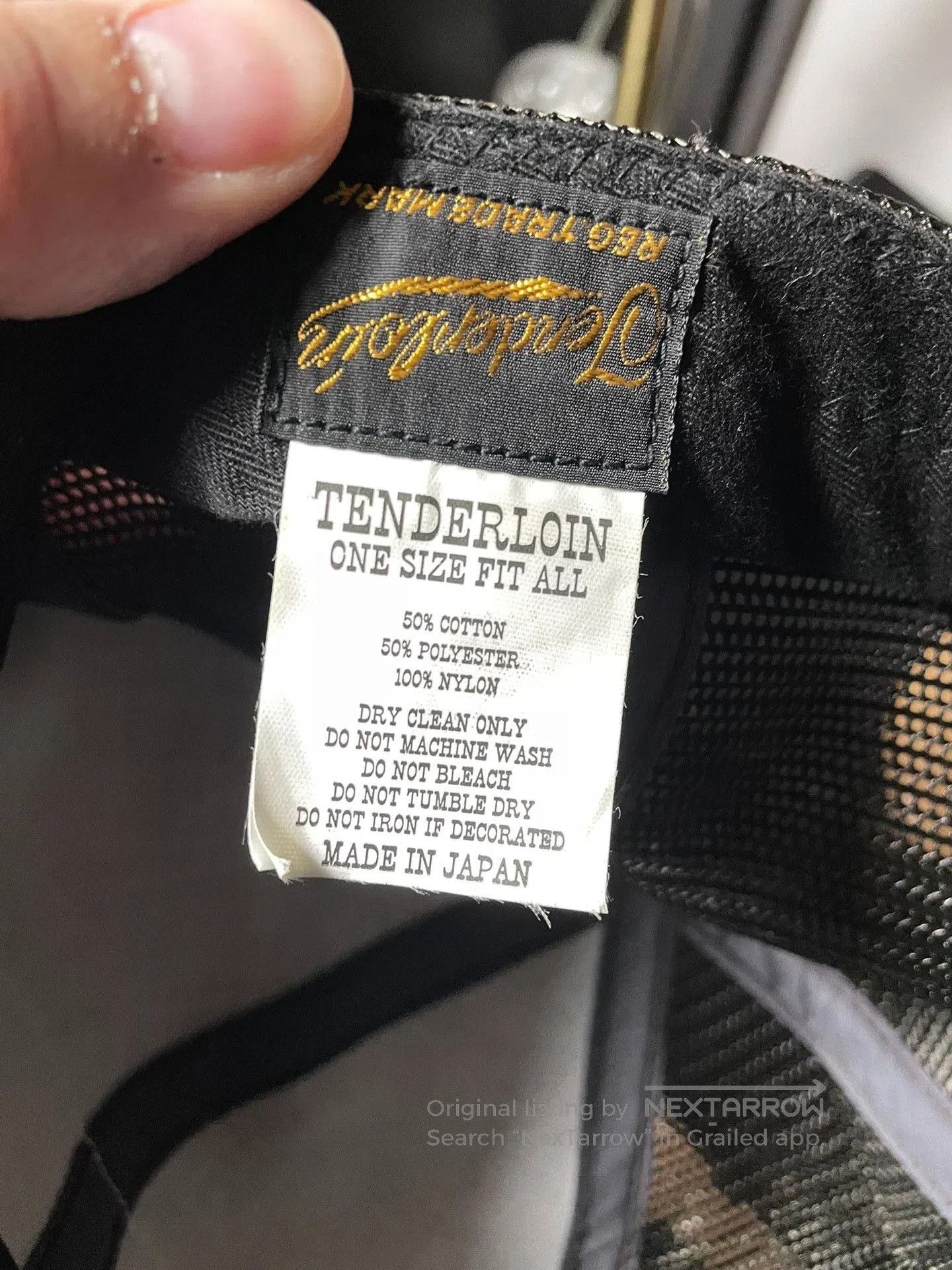 Tenderloin Tenderloin Flat Brim Baseball Cap. Size ONE SIZE - 3 Thumbnail