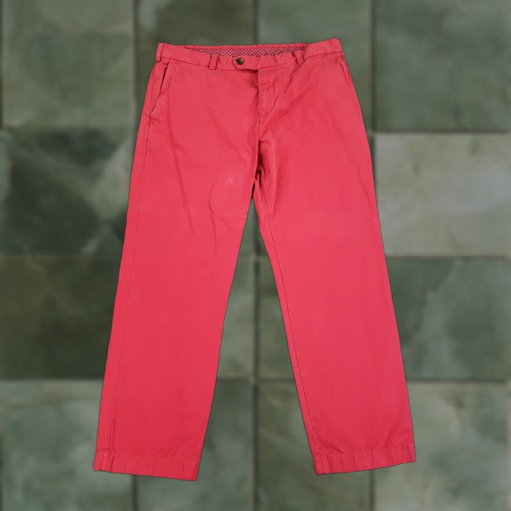 Brooks Brothers Brooks Brothers Chino Pants Mens 36x30 Red Straight Leg Casual Mid Rise Size US 36 / EU 52 - 1 Thumbnail