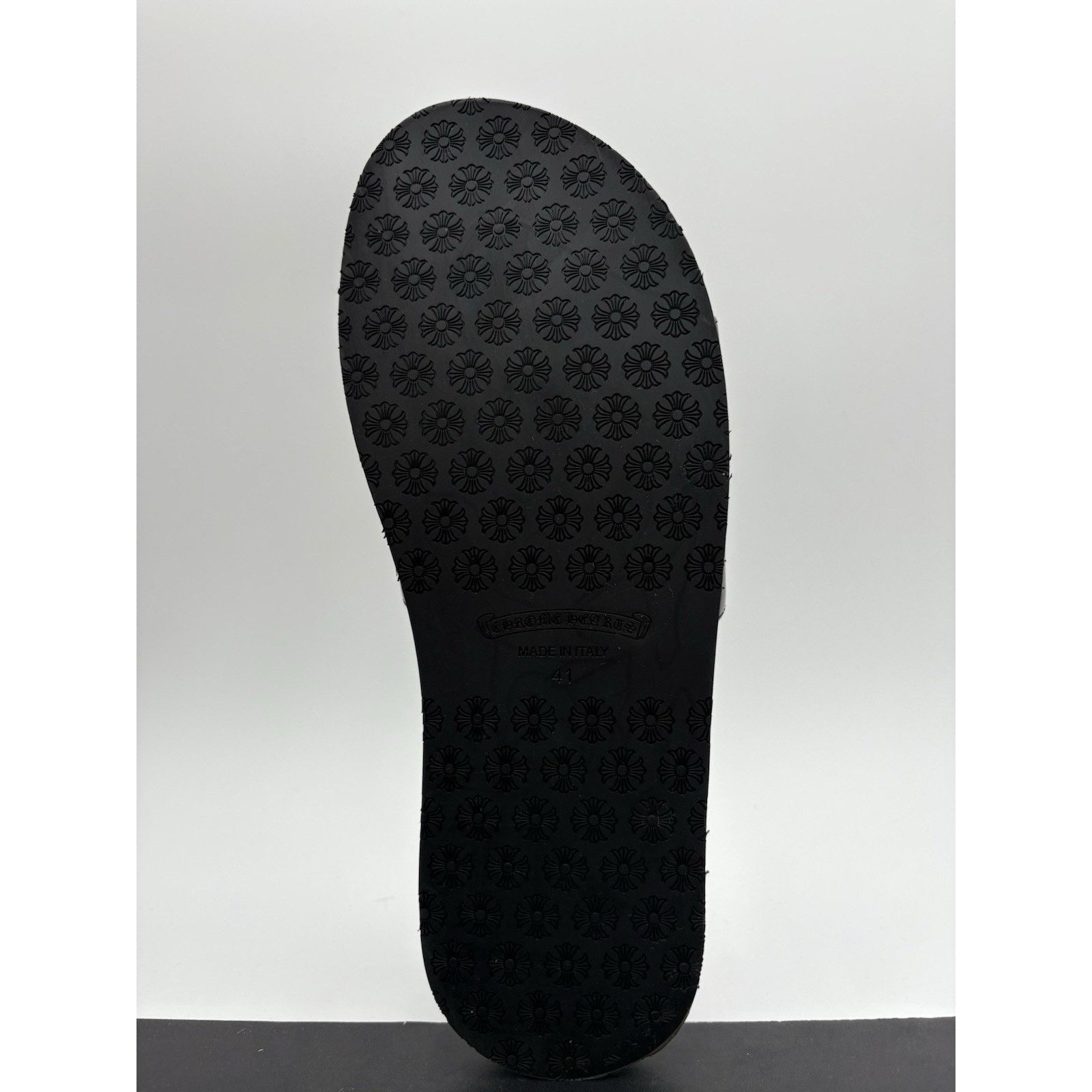 Chrome Hearts Chrome Hearts Leather Slides ' Black ' | SUPER CLEAN! Size US 8 / EU 41 - 11 Thumbnail
