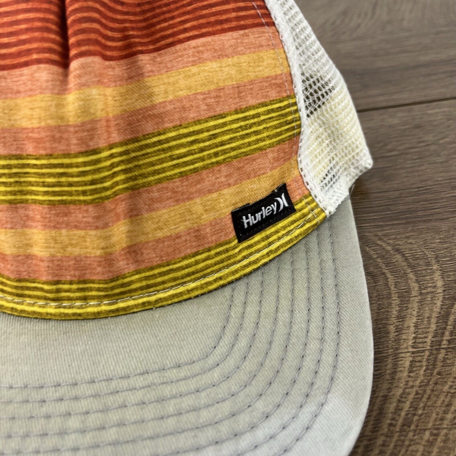 Hurley Hurley Snapback Hat Cap Snapback Hat Orange Adjustable Hat A Size ONE SIZE - 8 Thumbnail