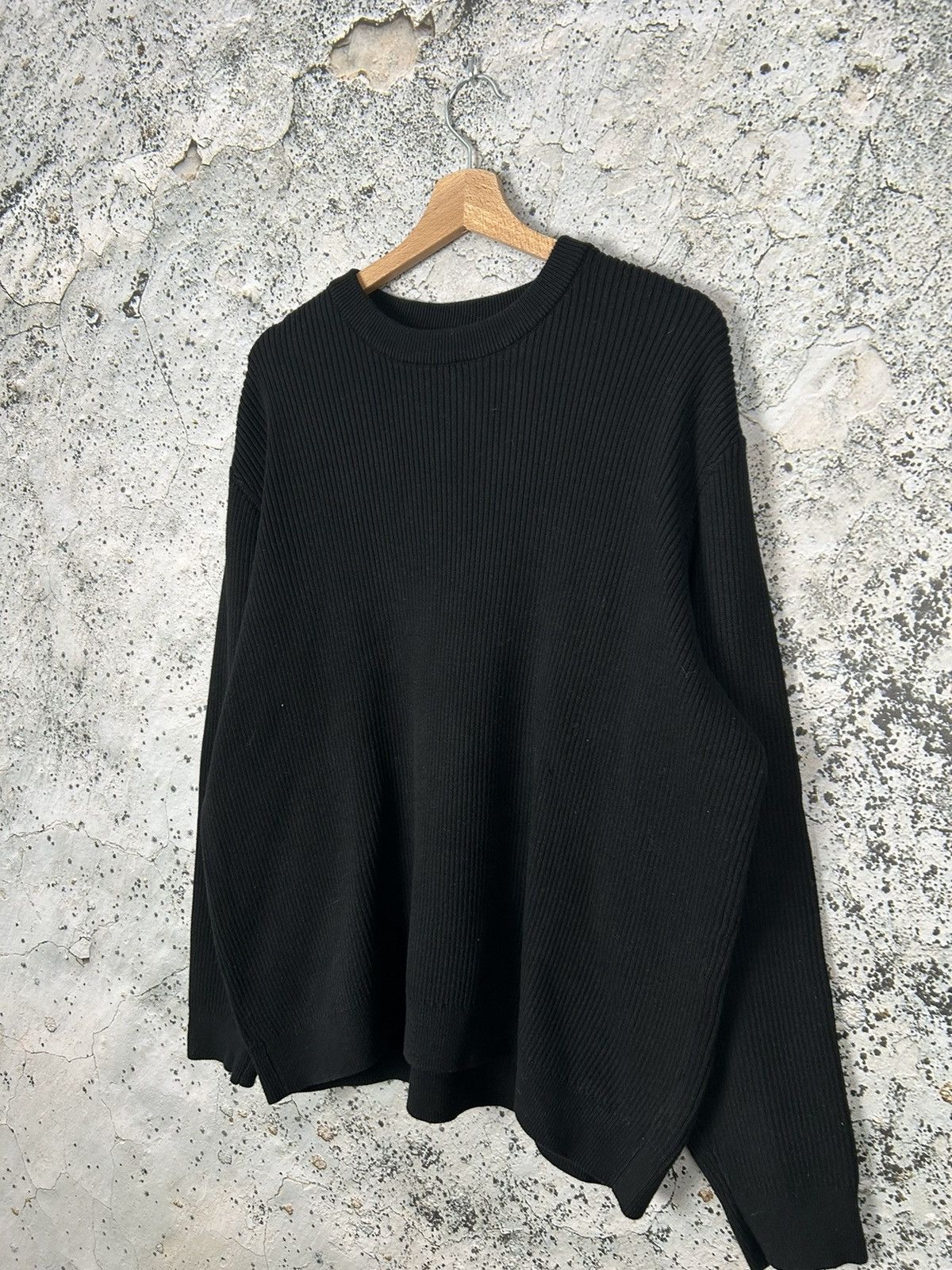 H&M Black Basic Sweater Knit H&M Streetwear Hype Grunge Punk Size US L / EU 52-54 / 3 - 2 Thumbnail