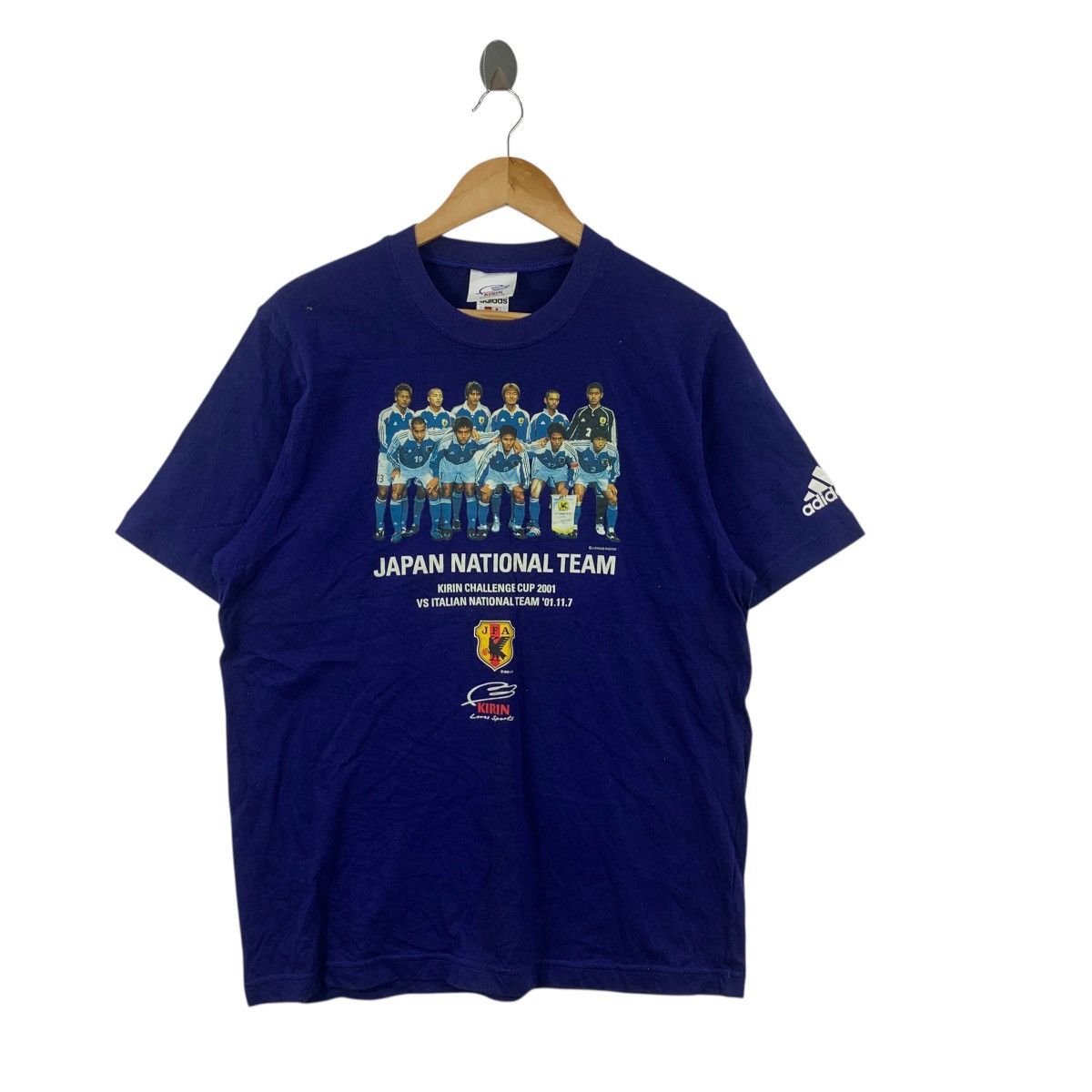 Adidas Vintage 2001 ADIDAS x Japan Football Hidetoshi Nakata Era Size US L / EU 52-54 / 3 - 3 Thumbnail