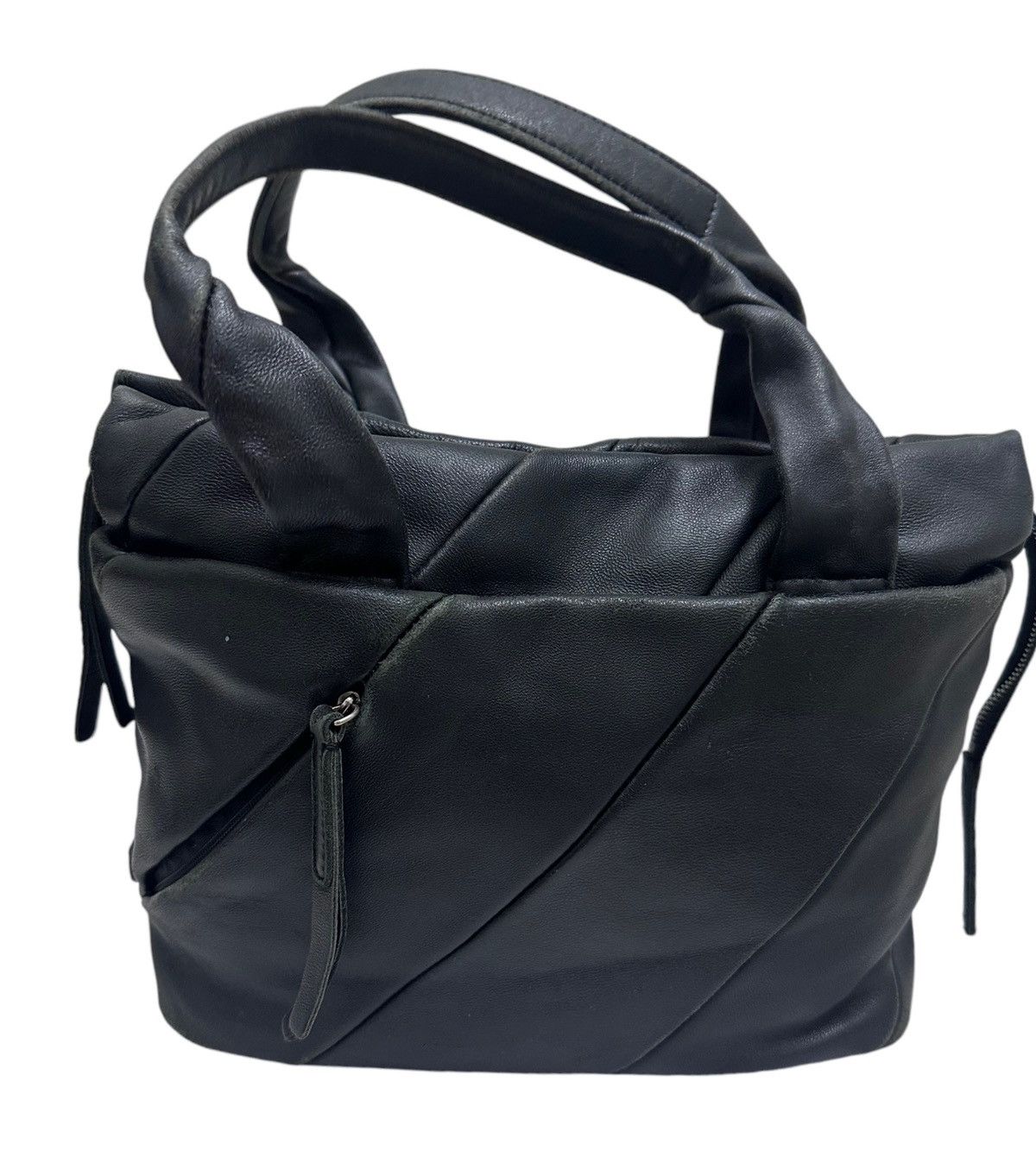 Yohji Yamamoto Vintage Yohji Yamamoto Leather Handbag Size ONE SIZE - 2 Thumbnail