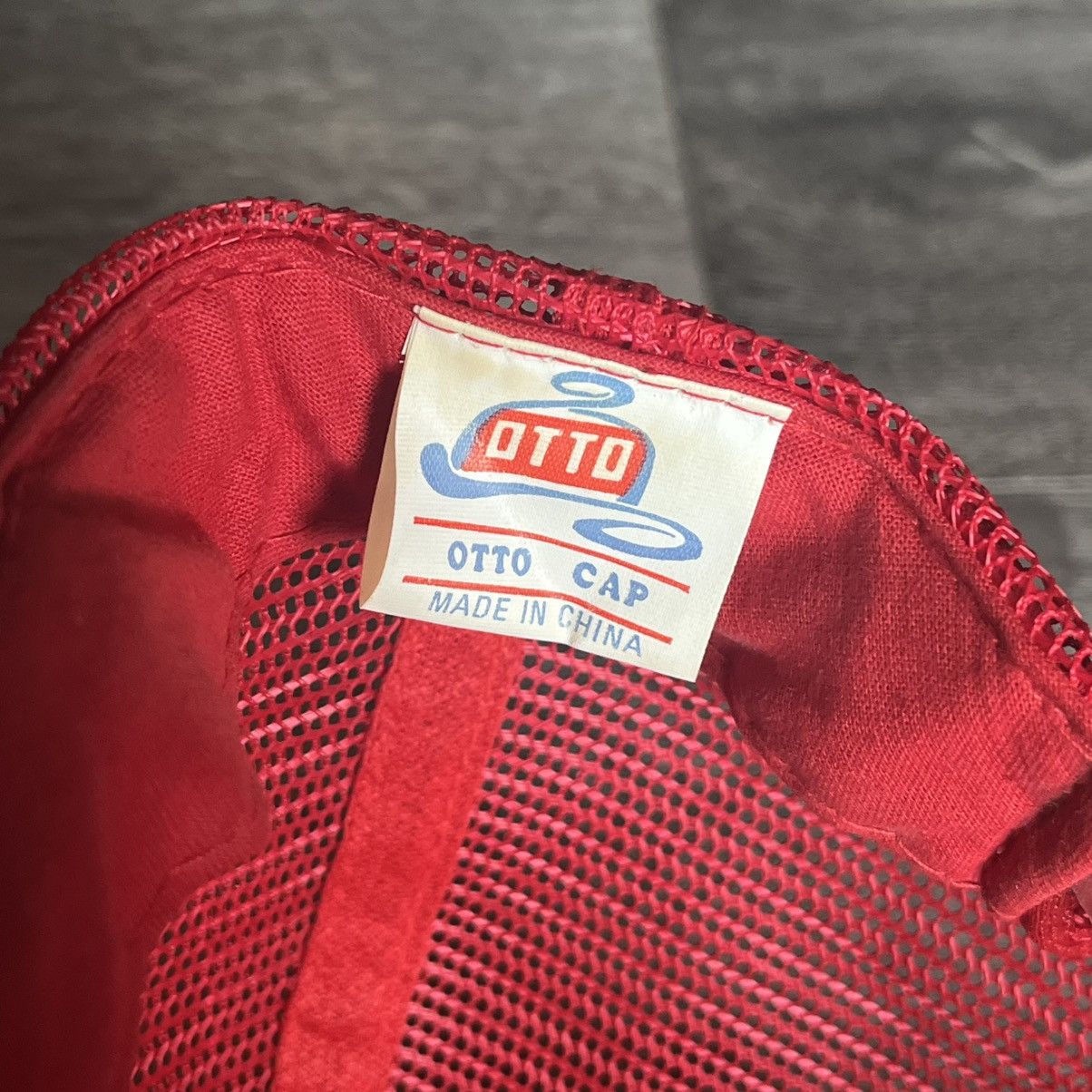 Vintage Vintage 1990s Red Corduroy Blank Mesh Trucker Hat Otto Size ONE SIZE - 6 Thumbnail