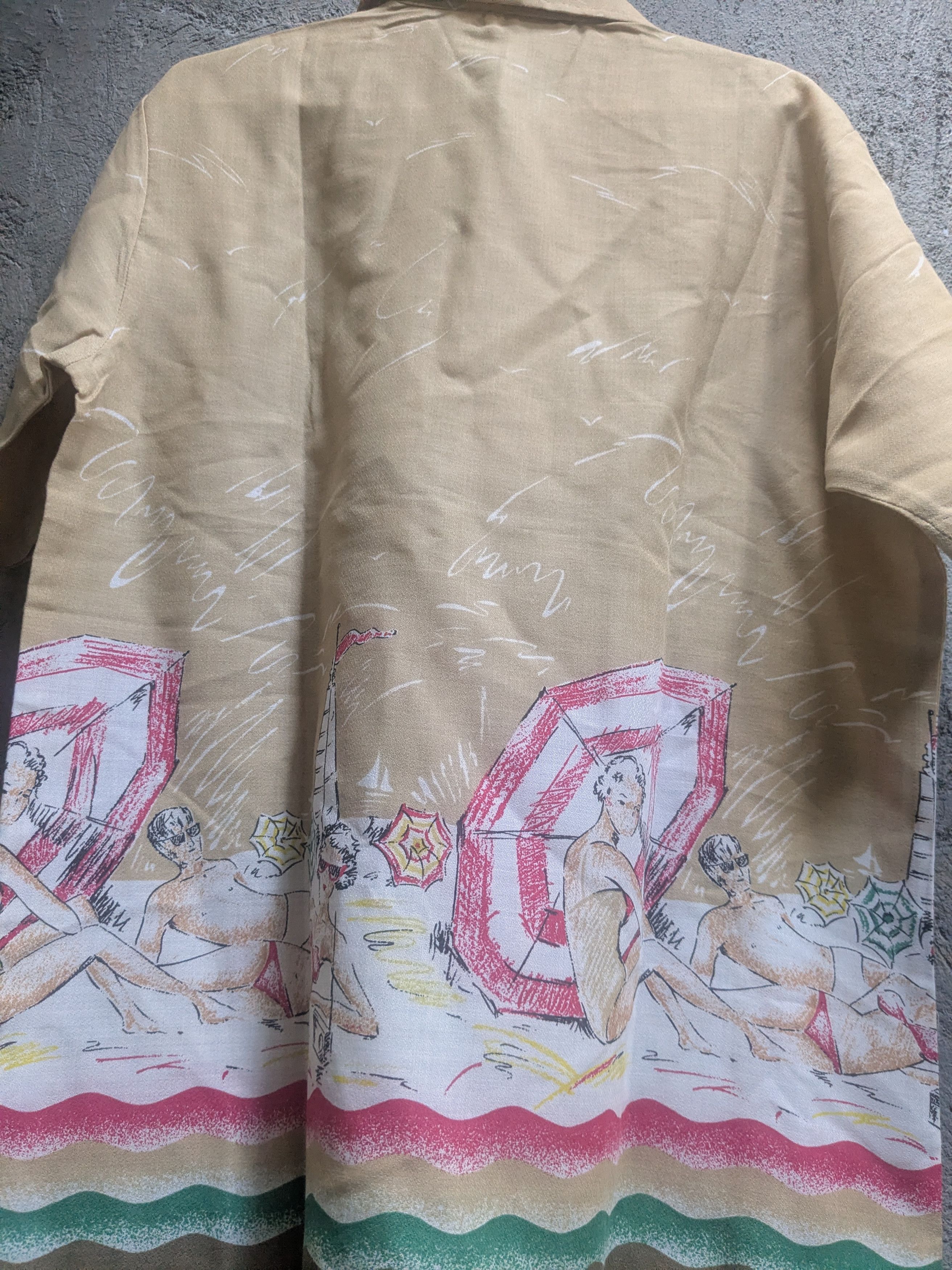 Vintage vintage polo beach 80's brand new deadstock aop Size US M / EU 48-50 / 2 - 7 Thumbnail