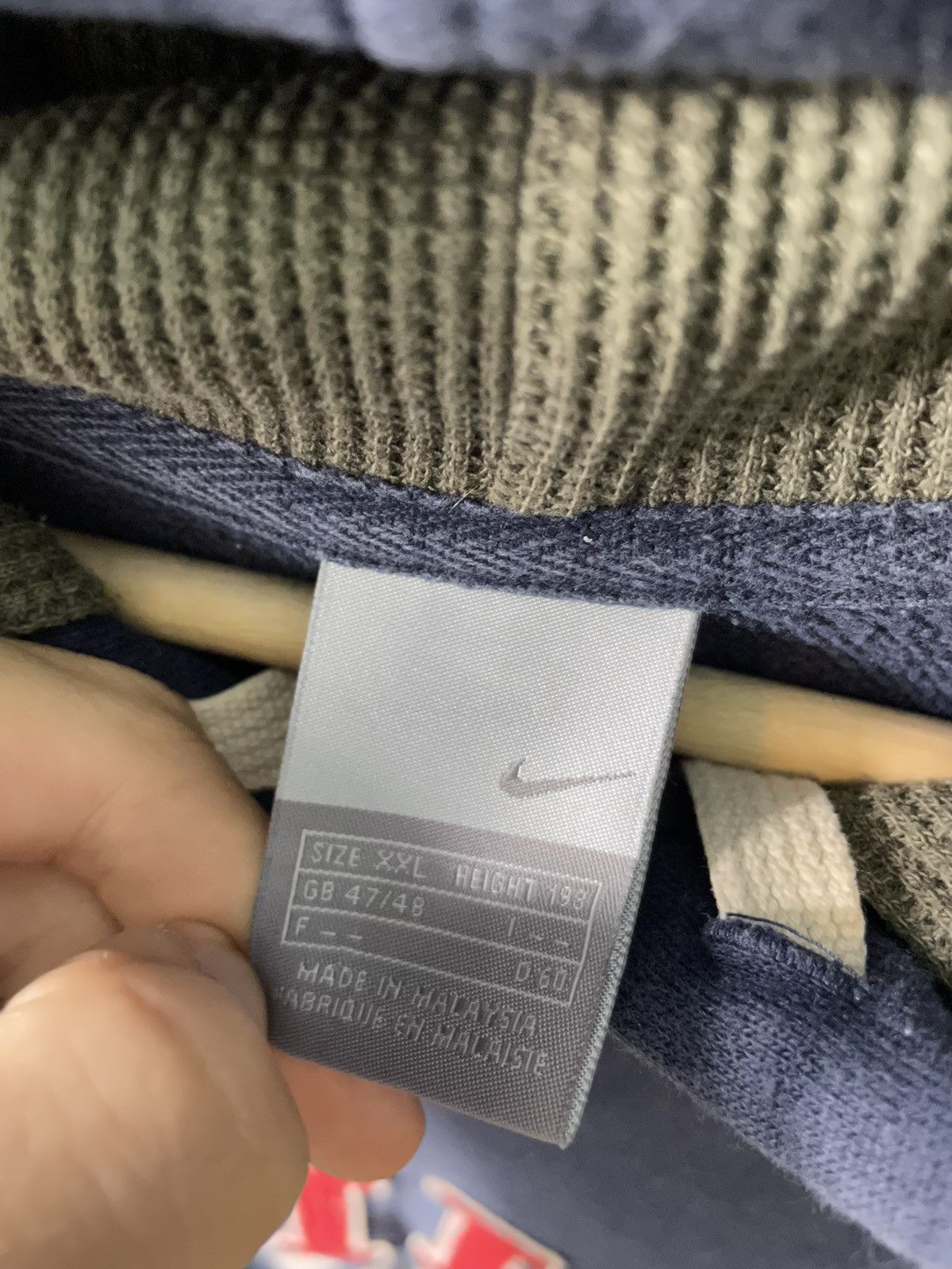 Nike × Vintage Nike vintage y2k hoodie 90s Size US XXL / EU 58 / 5 - 12 Thumbnail