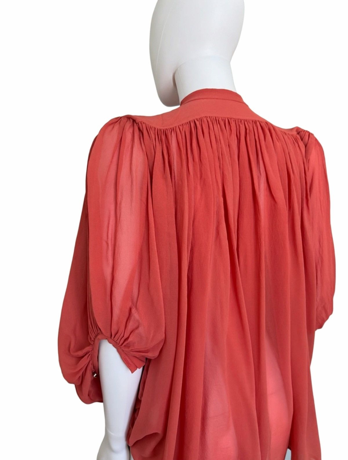Chloe Chloé SS12 Clare Waight Keller Silk Blouse L’Atelier Rose Size XS / US 0-2 / IT 36-38 - 4 Thumbnail