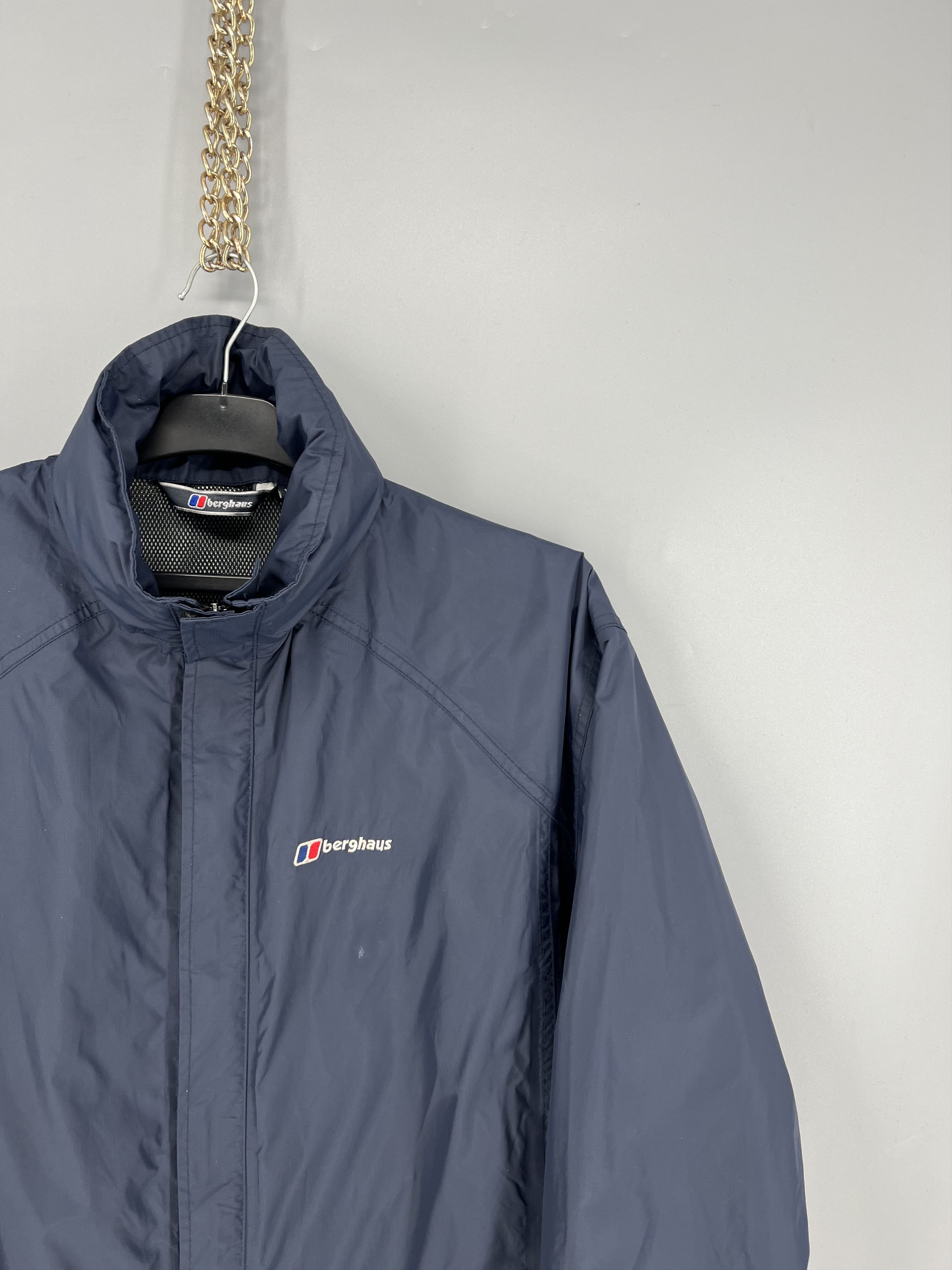 Berghaus Berghaus Aquafoil Waterproof Jacket Coat Blue Mens Size Size L / US 10 / IT 46 - 5 Thumbnail