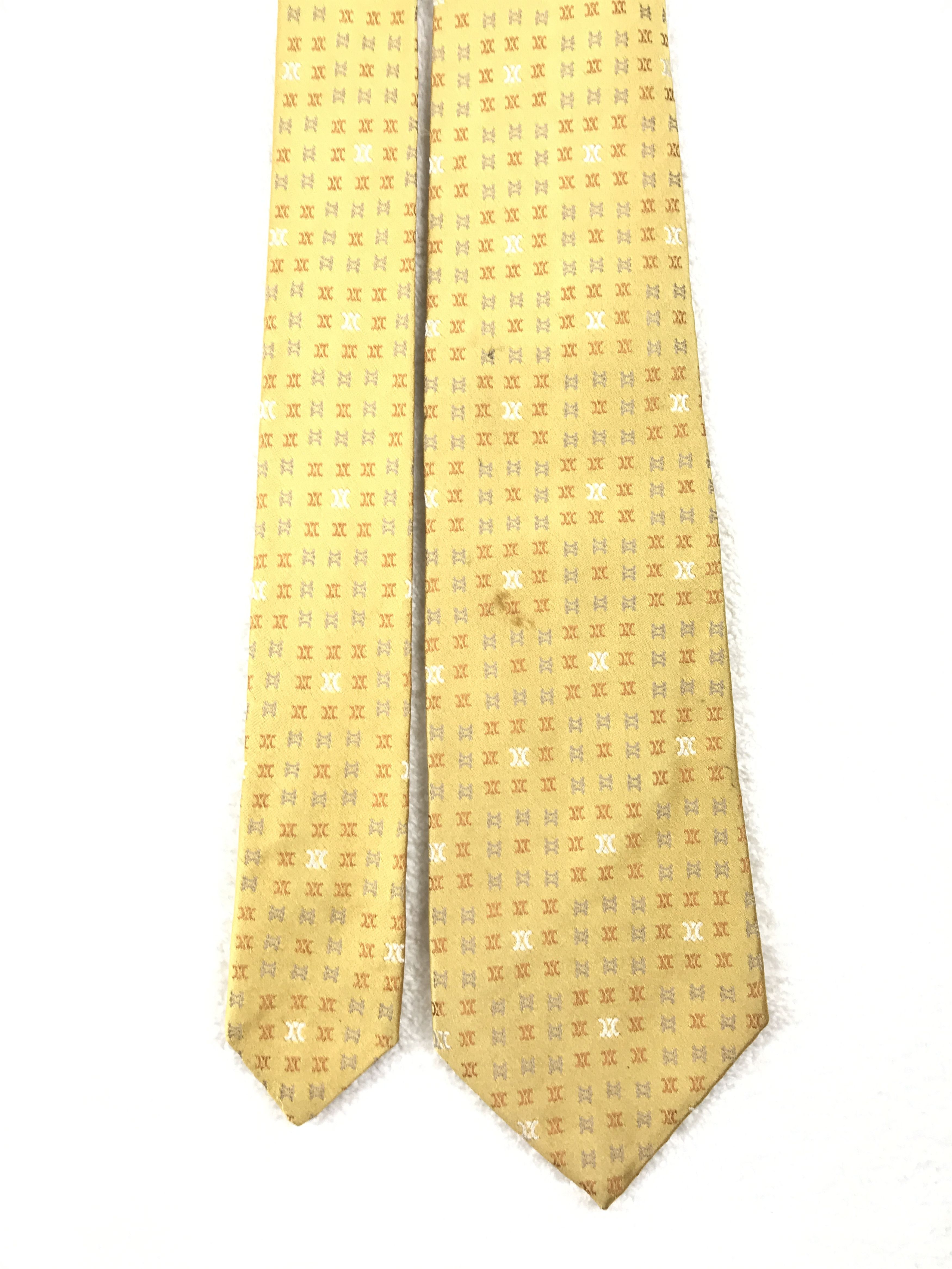 Celine Vintage Celine Monogram Silk Necktie Size ONE SIZE - 3 Thumbnail