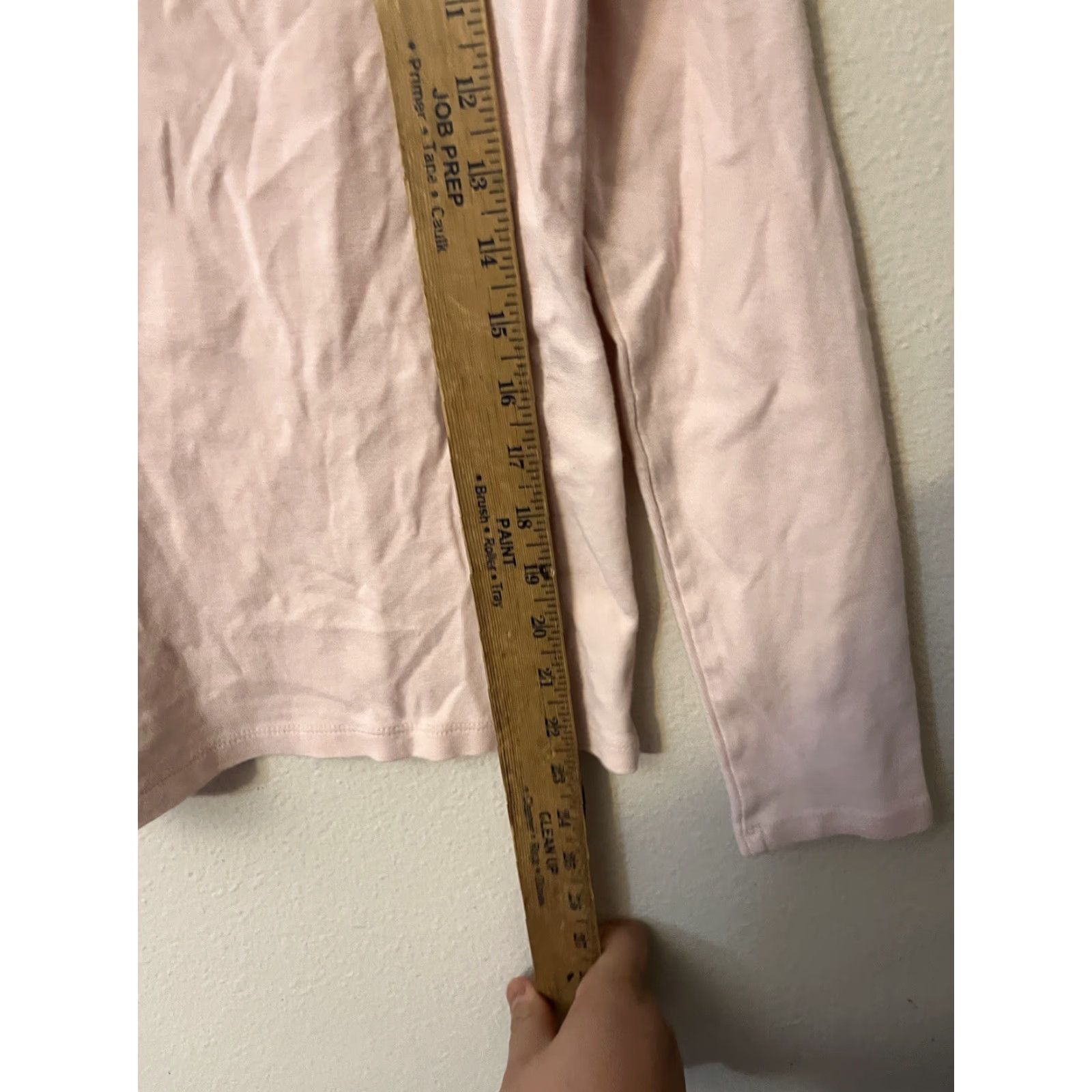 Tommy Hilfiger Tommy Hilfiger Turtleneck Top Women Size Medium Pink 100% Cotton Long Sleeve Size M / US 6-8 / IT 42-44 - 4 Thumbnail