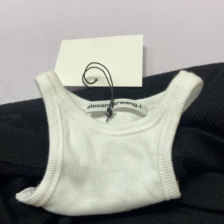 Alexander Wang Alexander Wang Classic Layered V-Neck Long Sleeve Sweater - Size XS / US 0-2 / IT 36-38 - 8 Thumbnail