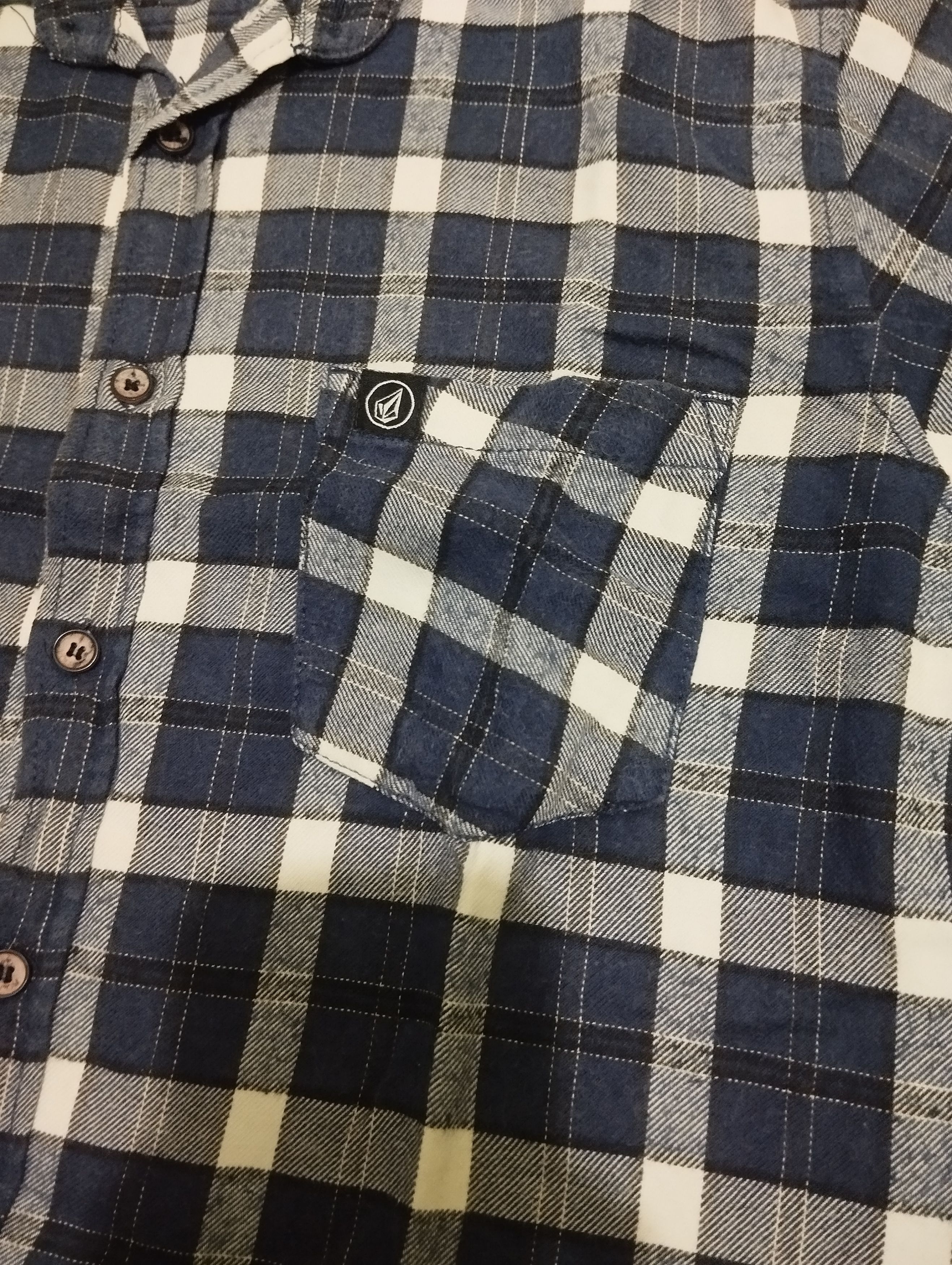 Volcom FLANNEL SHIRT VOLCOM BLUE Size US L / EU 52-54 / 3 - 3 Thumbnail