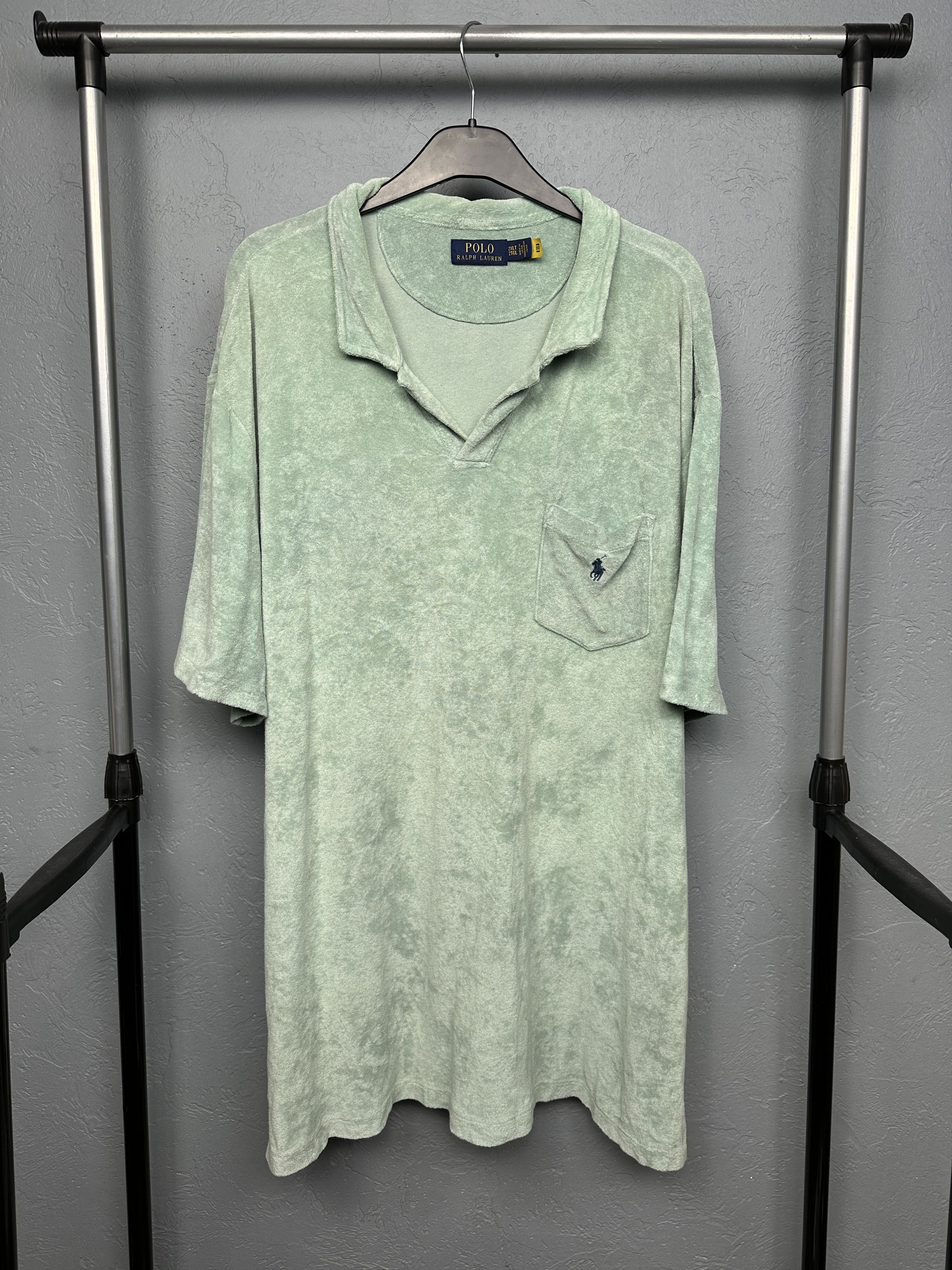 Polo Ralph Lauren Mens Mohair Polo Shirt Size 2XLT