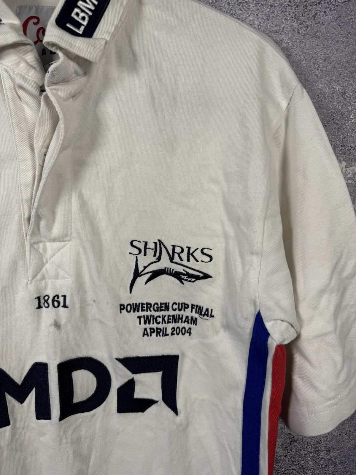 Cotton Traders × Vintage Vintage Sale Sharks Rugby Shirt S Cotton Traders 2004 Jersey Size US S / EU 44-46 / 1 - 7 Thumbnail