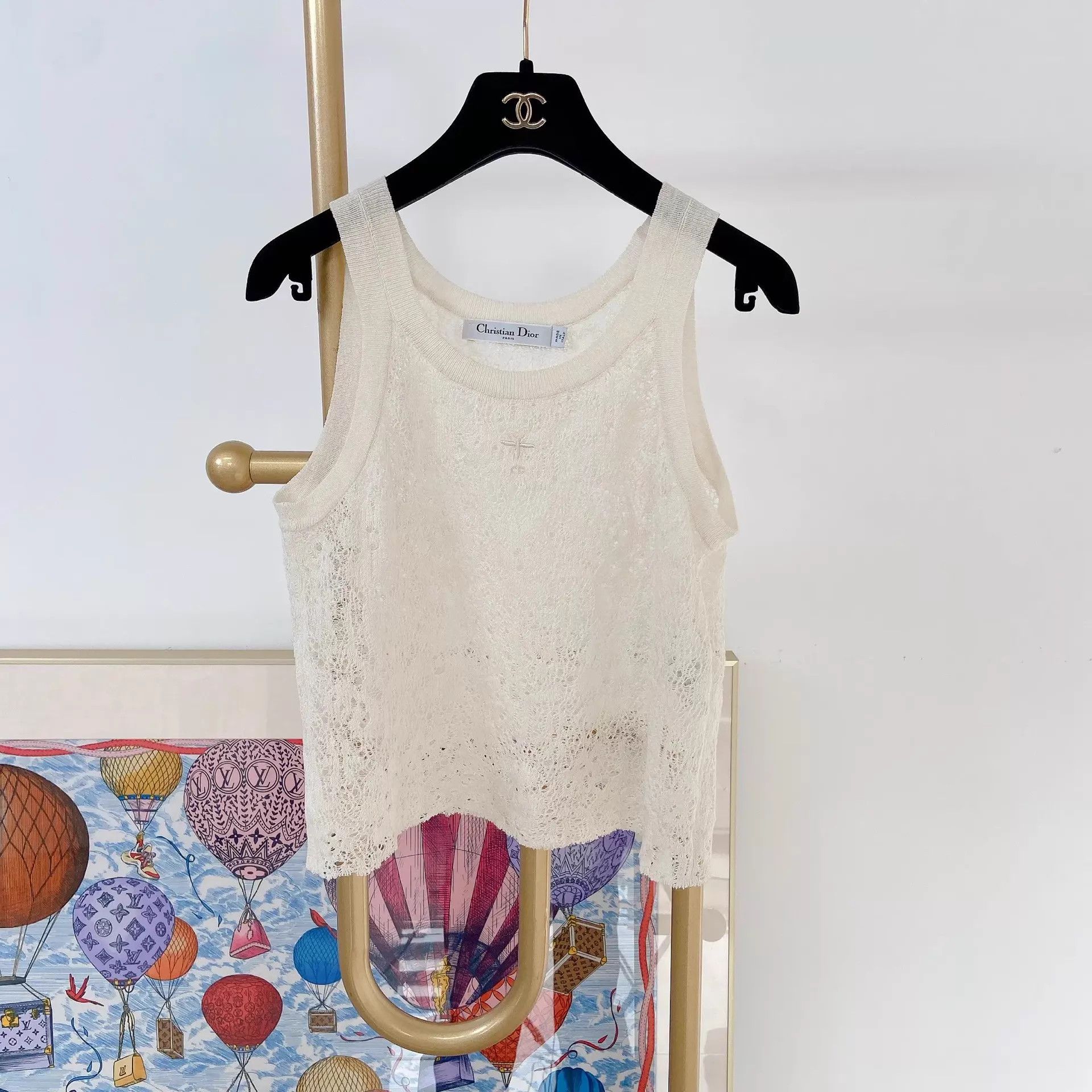 Dior Christian Dior Beige Knit Two-Piece F36 Size XS / US 0-2 / IT 36-38 - 6 Thumbnail