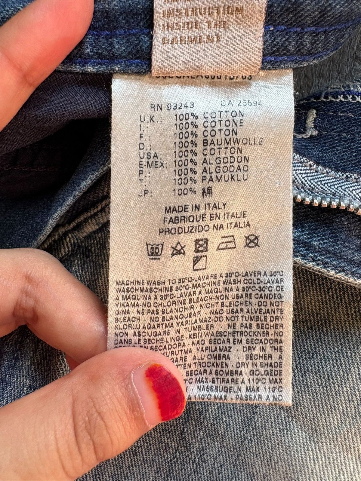Diesel Vintage Diesel Krooley Bleached Distressed Jeans Size US 31 - 12 Thumbnail