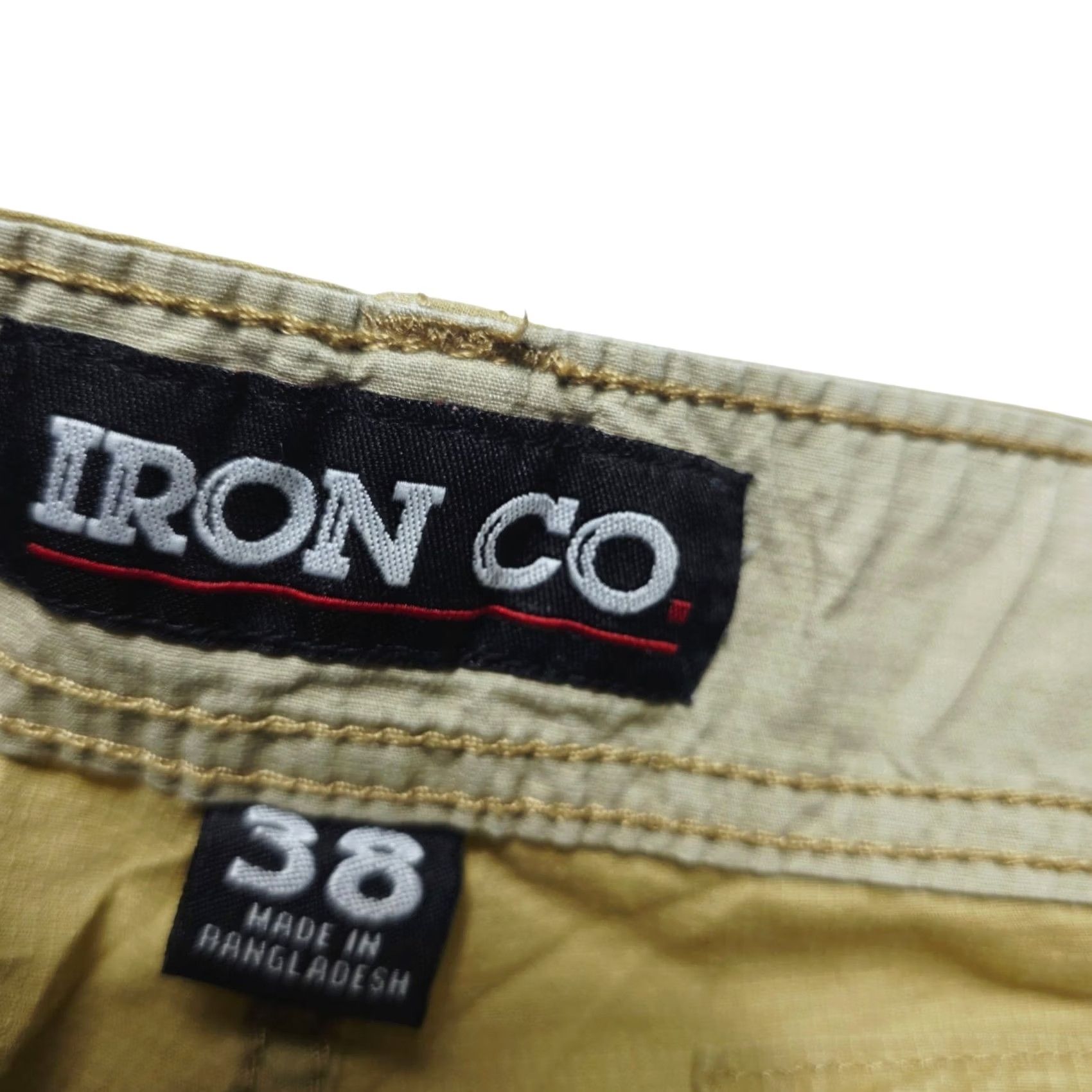 CO Iron Co Cargo Shorts Mens Size 38 Khaki Brown Pockets Hiking Outdoor Mens Size US 38 / EU 54 - 3 Thumbnail