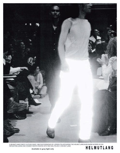 Helmut Lang SS1996 3M Reflective Runway Jeans Size US 32 / EU 48 - 2 Thumbnail