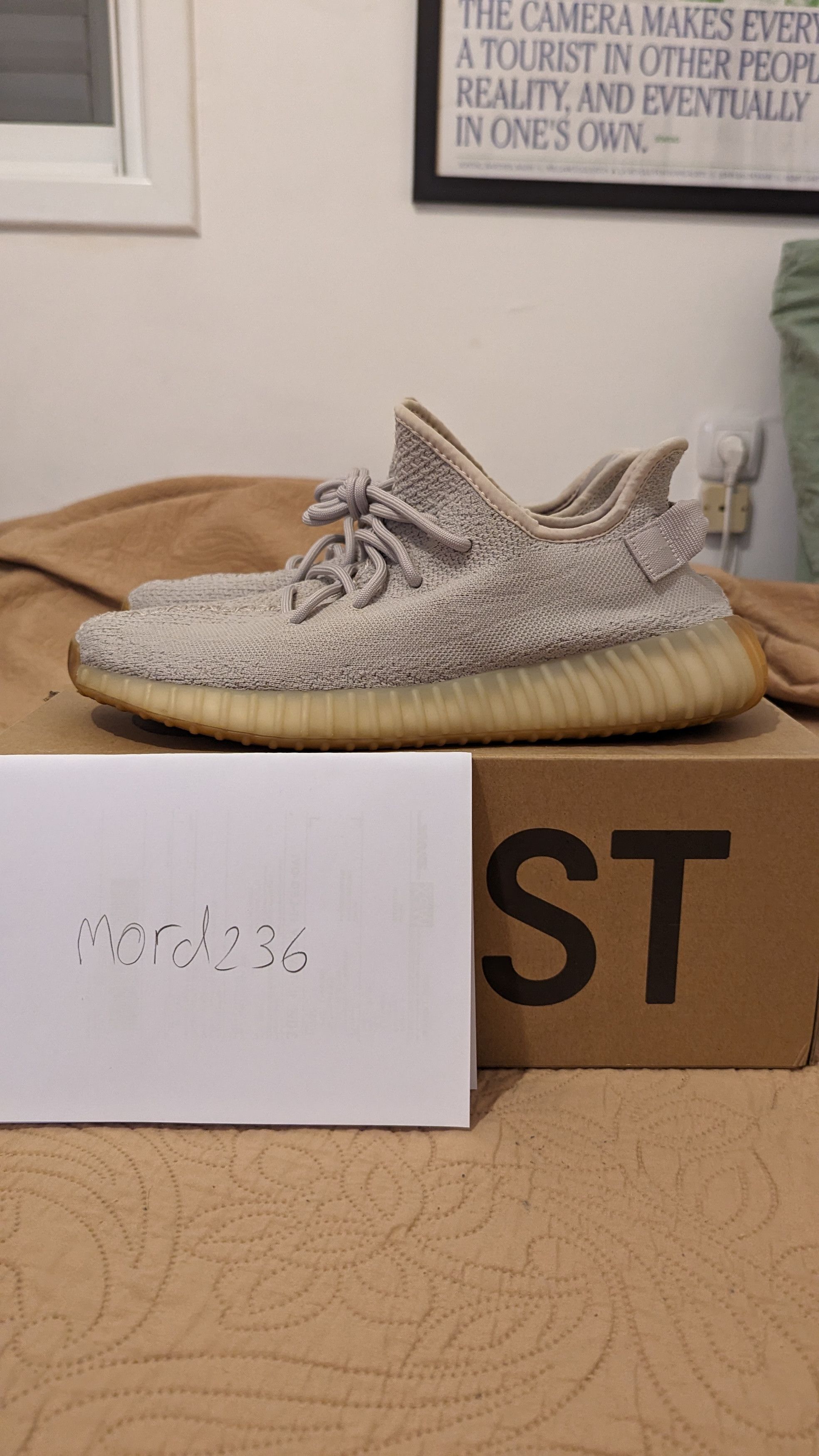 Adidas Yeezy Boost 350V2 Sesame (2018) Size US 12 / EU 45 - 7 Thumbnail