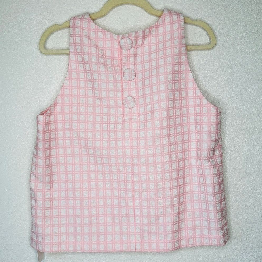 Lisa Marie Fernandez Lisa Marie Fernandez Checked Boucle Back Button Sleeveless 4 Size L / US 10 / IT 46 - 2 Thumbnail