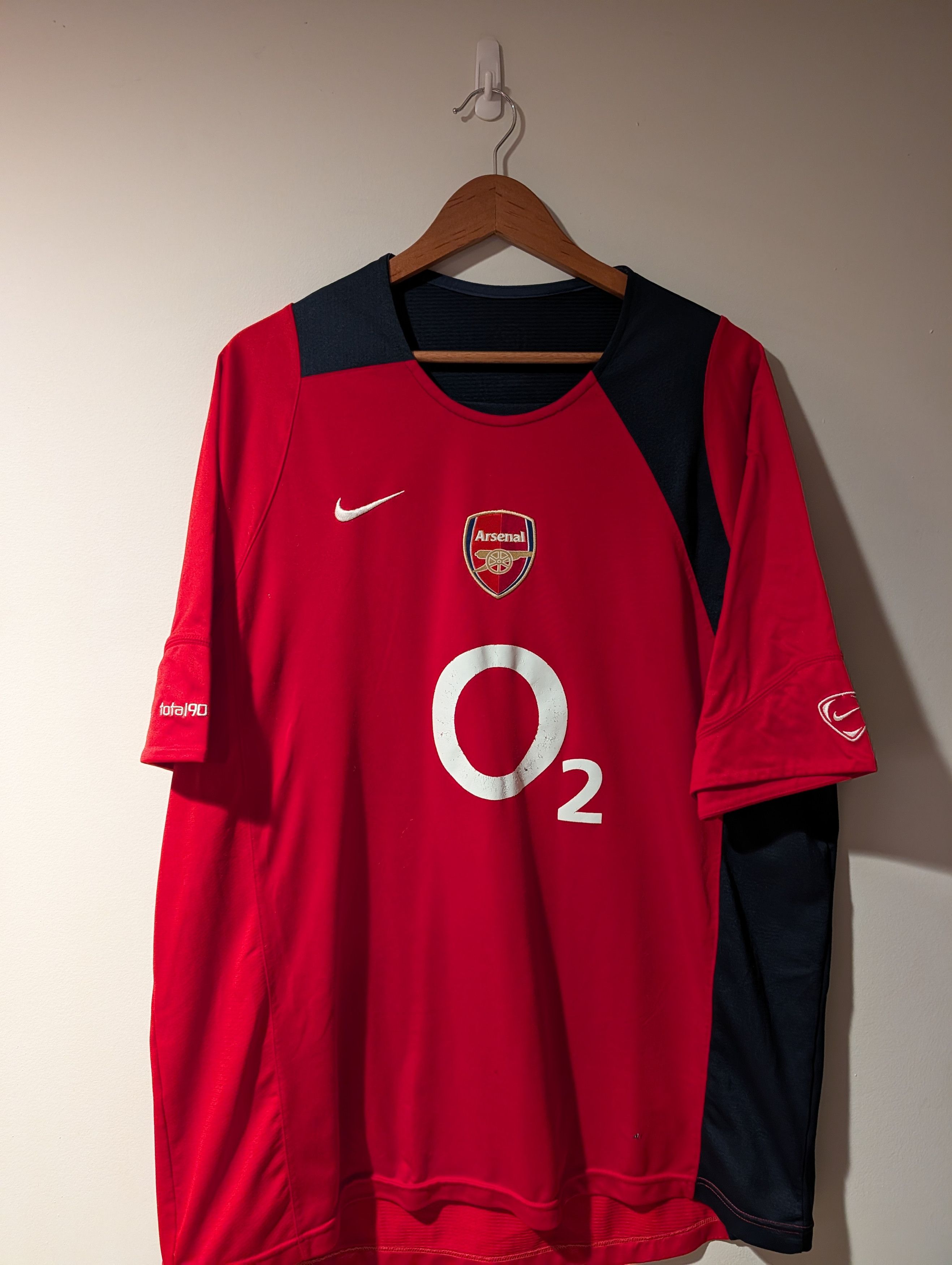 Nike Vintage Arsenal 2004 2005 Home Shirt Soccer Jersey Nike XXL Size US XXL / EU 58 / 5 - 1 Thumbnail